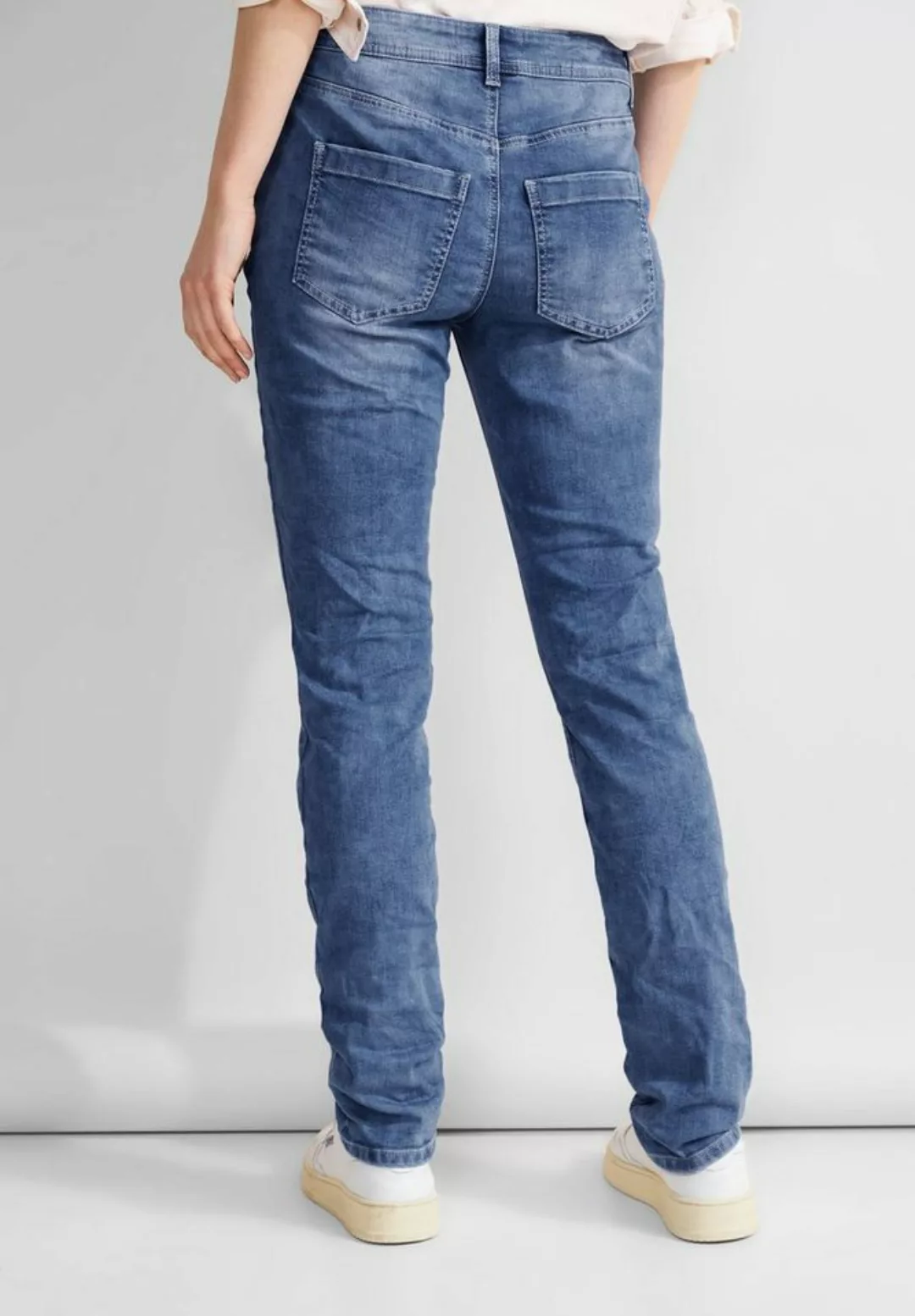 STREET ONE Slim-fit-Jeans, aus Baumwolle mit Stretchanteil günstig online kaufen