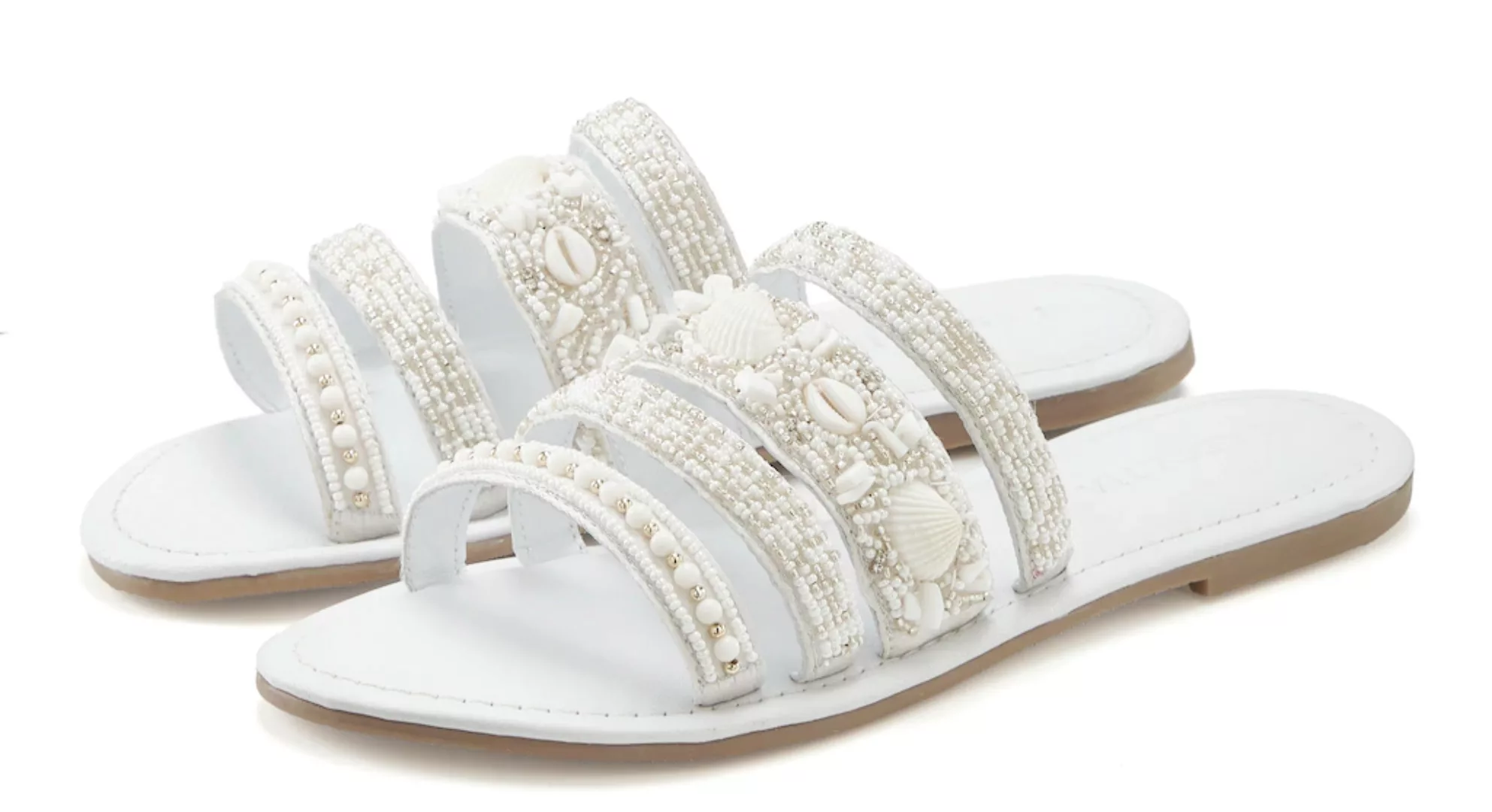 LASCANA Pantolette "Sandale, Sommerschuh, Mule,", mit aufwendig verzierten günstig online kaufen