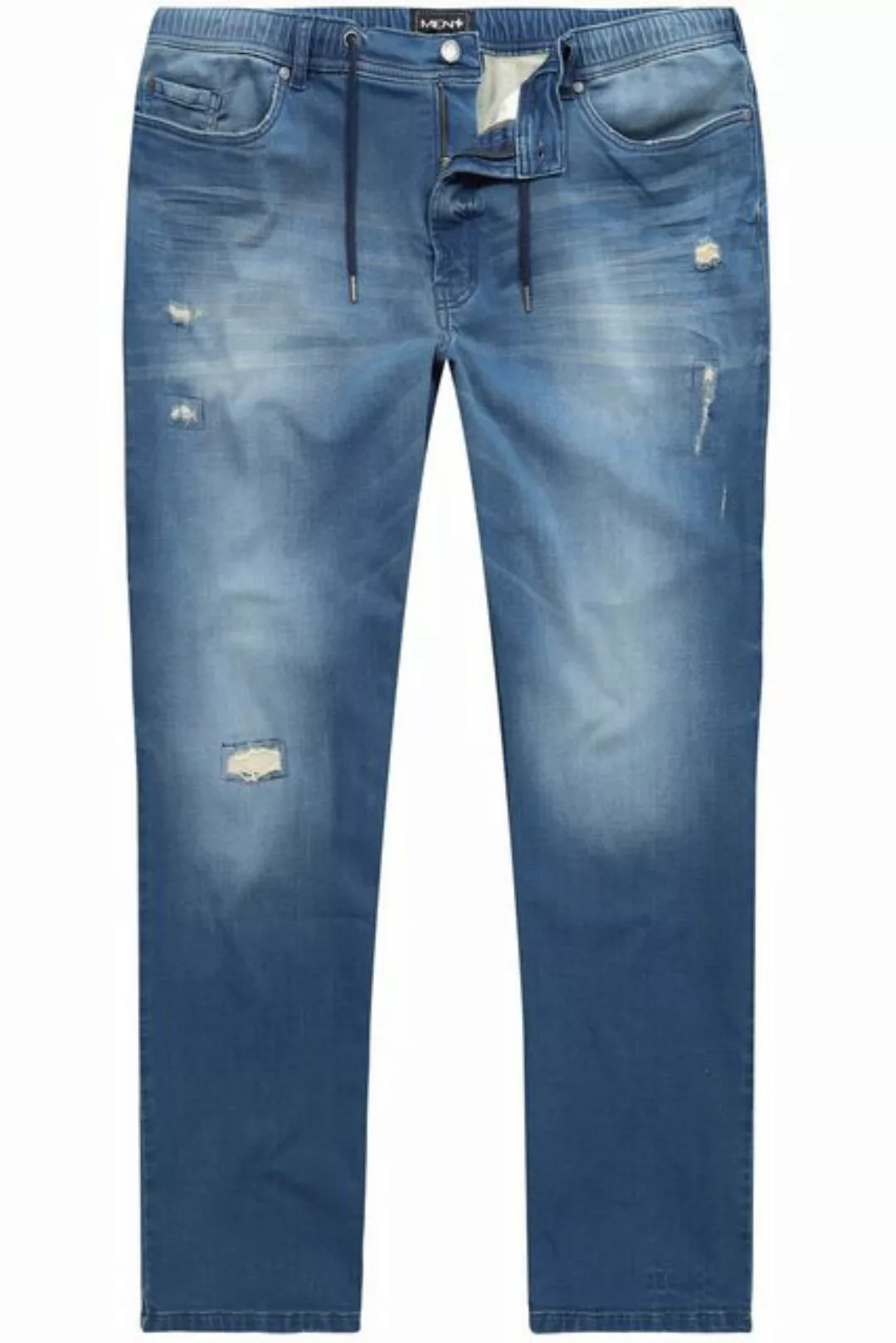 Men Plus 5-Pocket-Jeans Men+ Schlupfjeans Bauchfit Straight Fit 5-Pocket günstig online kaufen