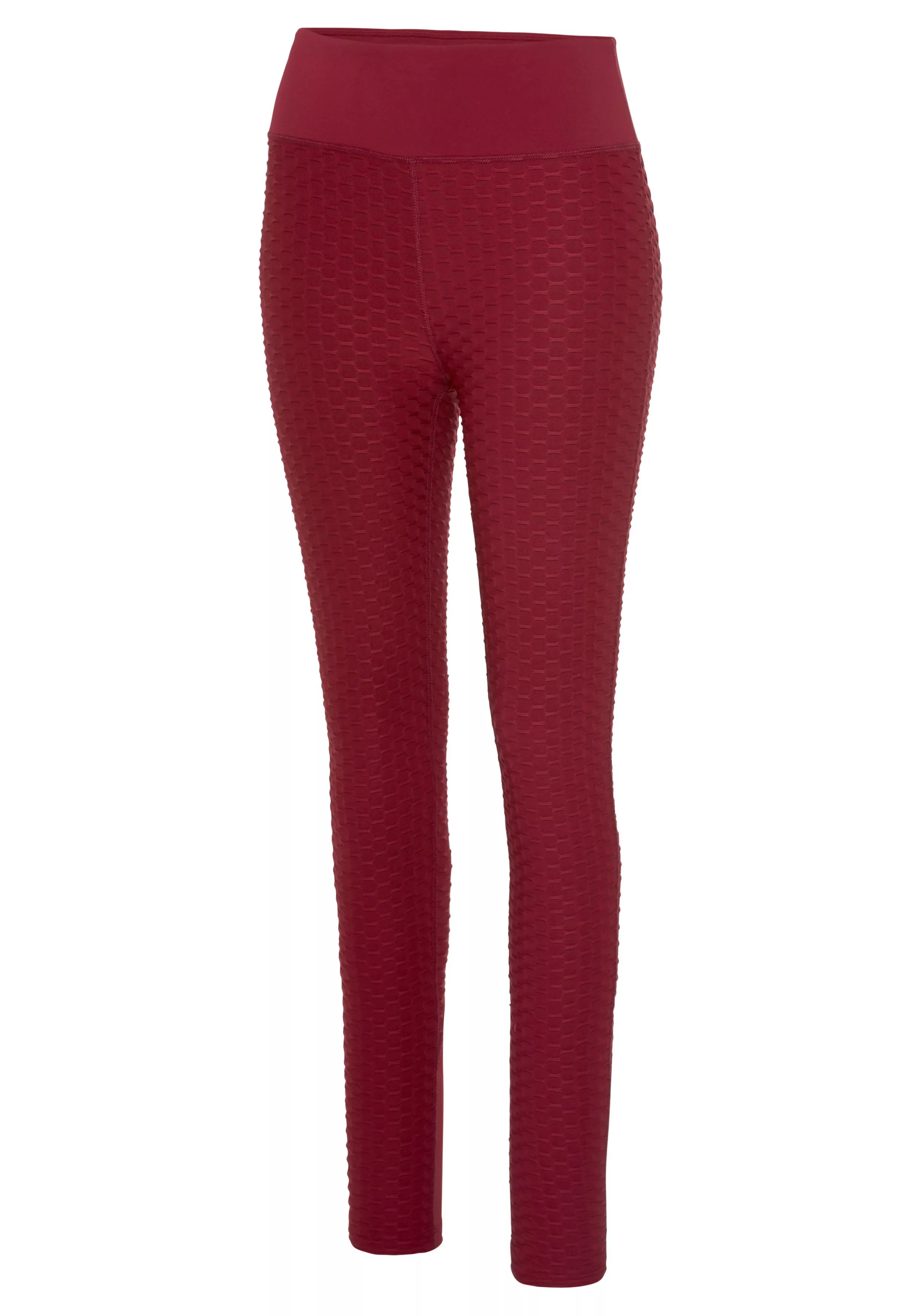 Vivance active Funktionsleggings "-Sportleggings", mit Wabendesign und Mesh günstig online kaufen