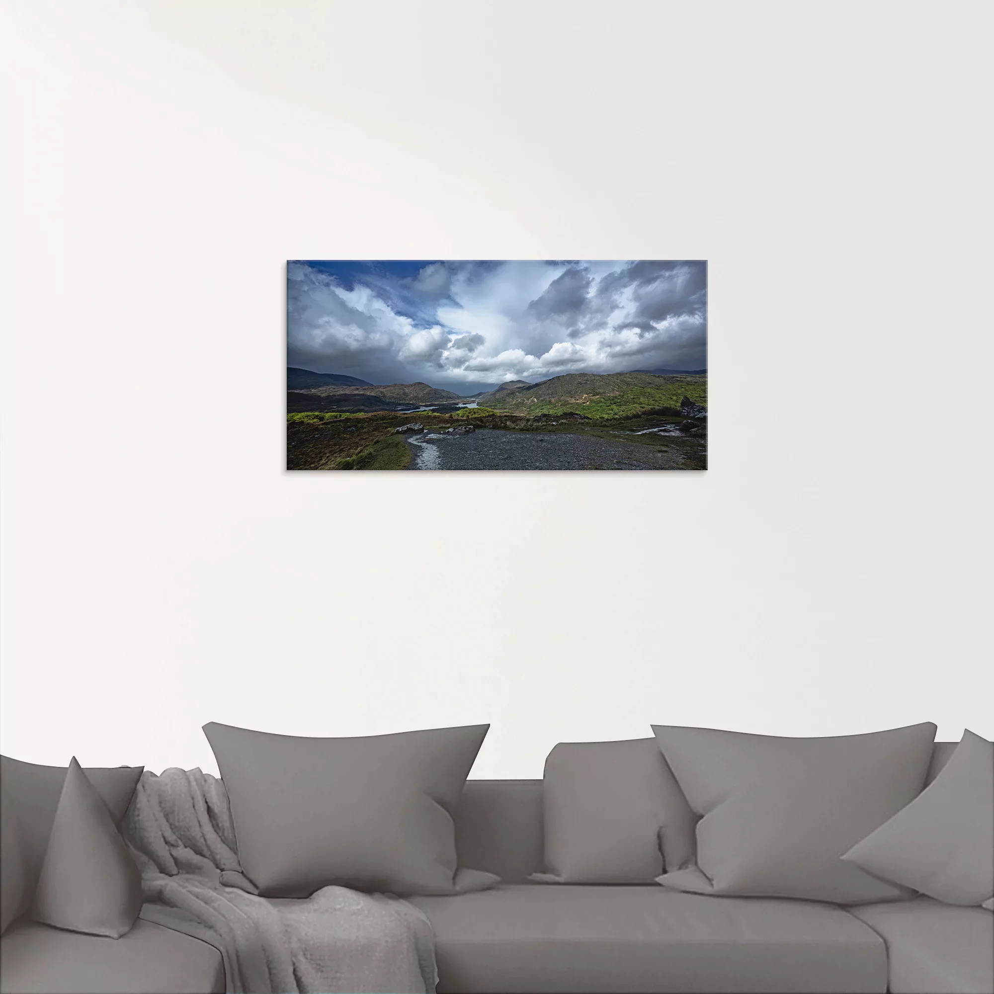 Artland Glasbild »Irland - Natur pur«, Europa, (1 St.), in verschiedenen Gr günstig online kaufen