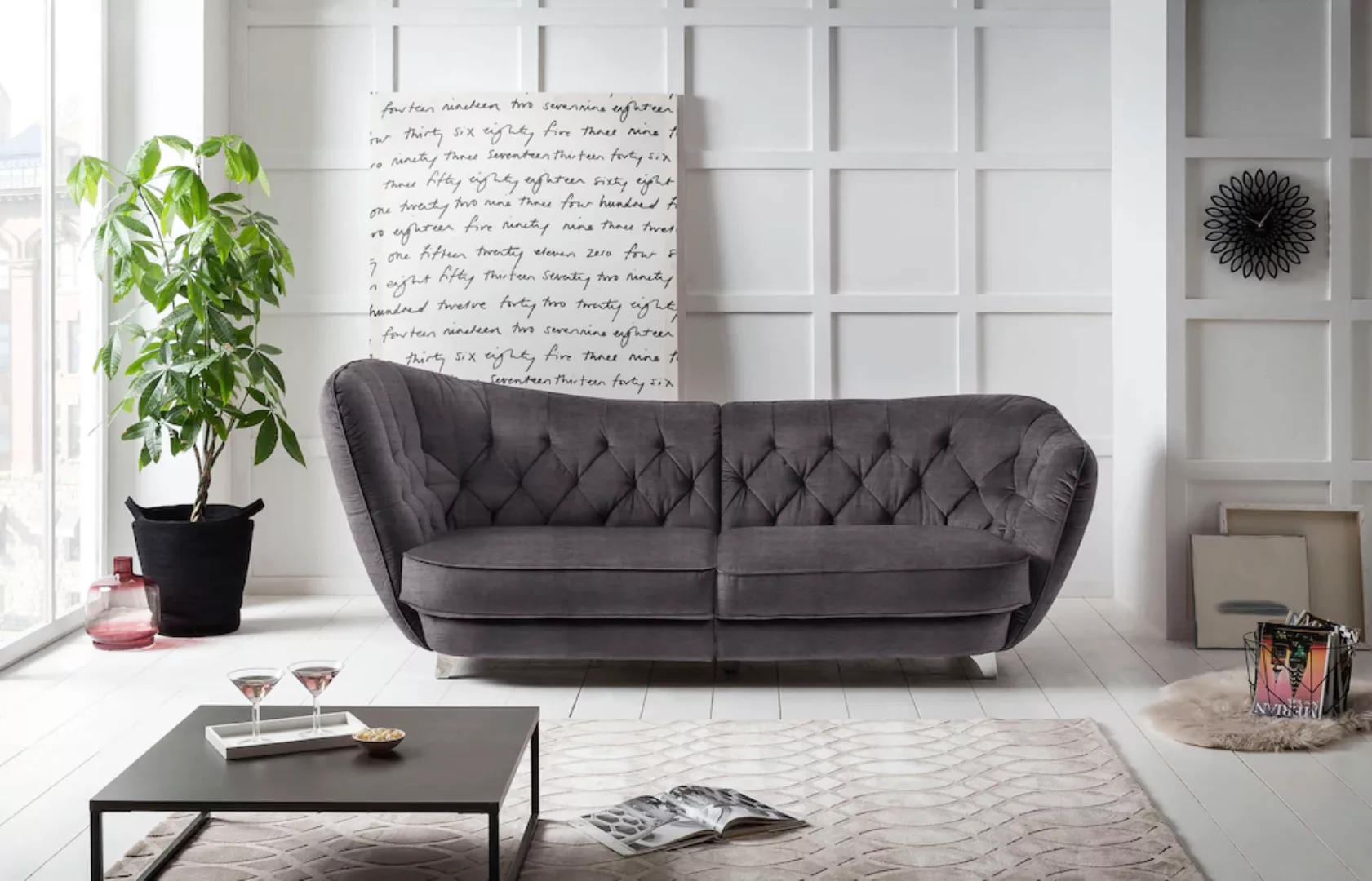 Leonique Big-Sofa »Retro« günstig online kaufen