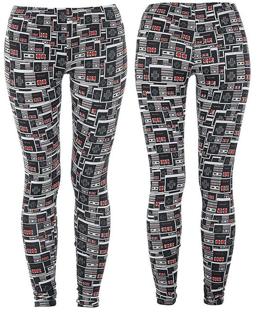 Nintendo Leggings NINTENDO Controller Leggings 90 Jahre Mottoparty günstig online kaufen