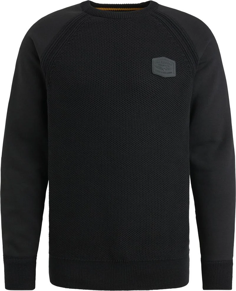 PME Legend Sweater Knit Sweat Schwarz - Größe L günstig online kaufen