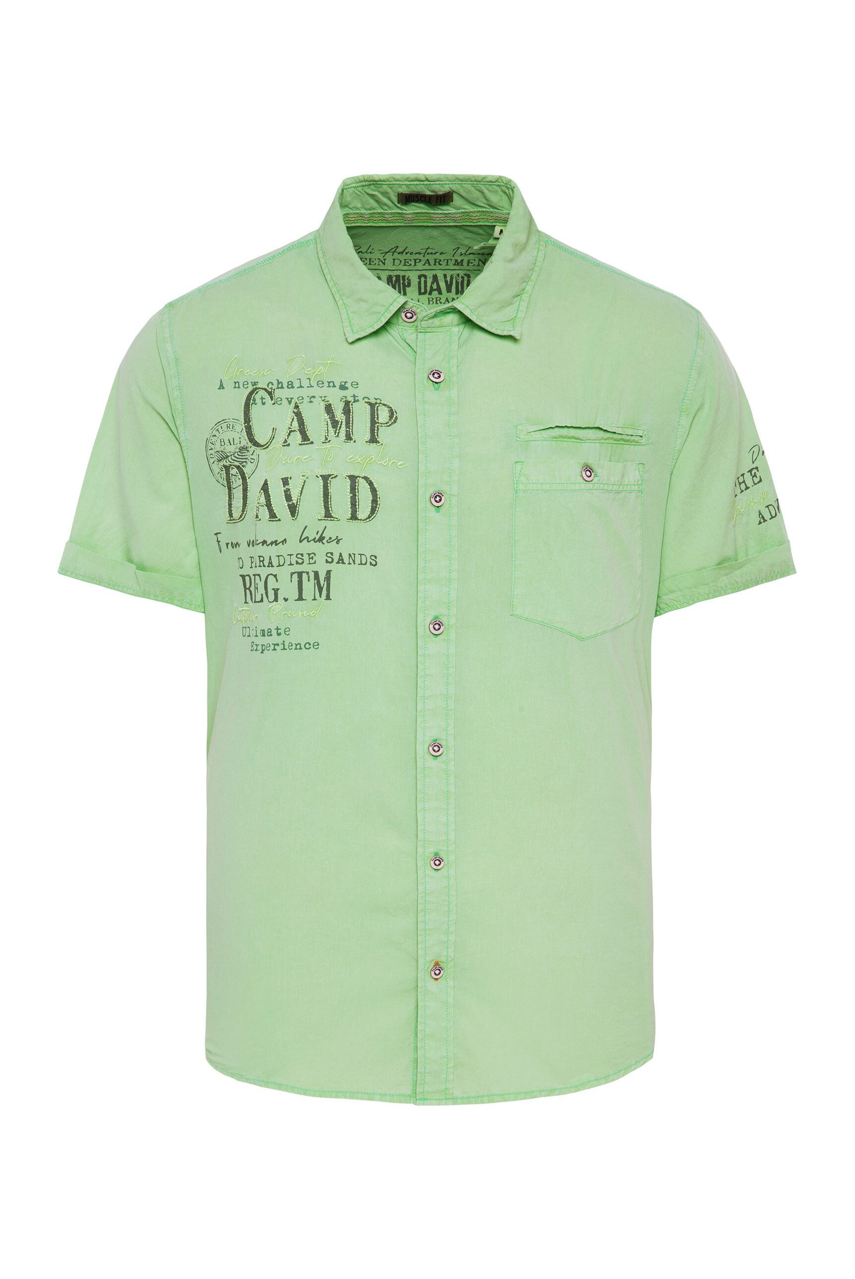 CAMP DAVID Kurzarmhemd, aus Baumwolle günstig online kaufen