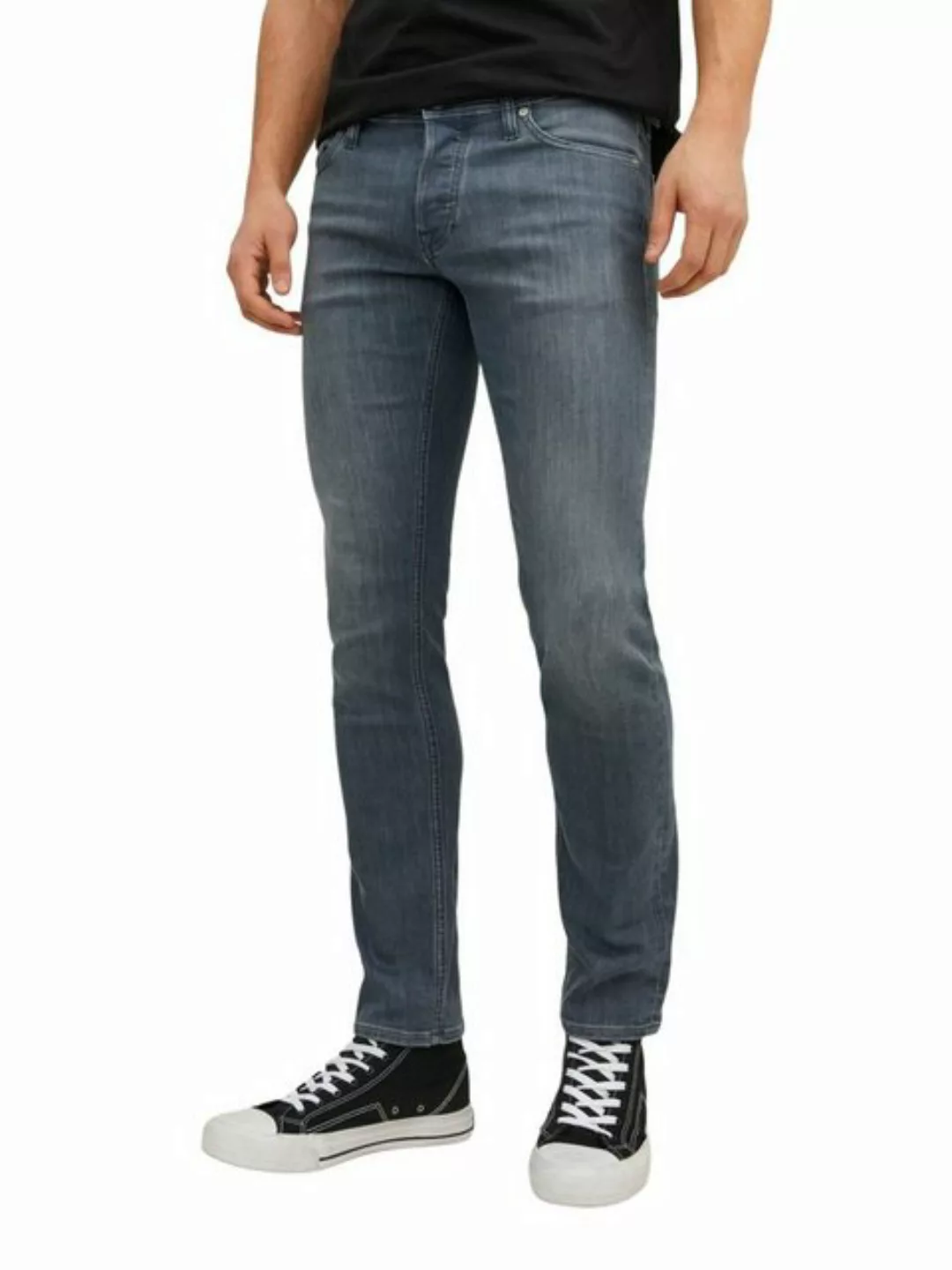 Jack & Jones Herren Jeans JJIGLENN JJORIGINAL AM 862 - Slim Fit - Grrau - G günstig online kaufen