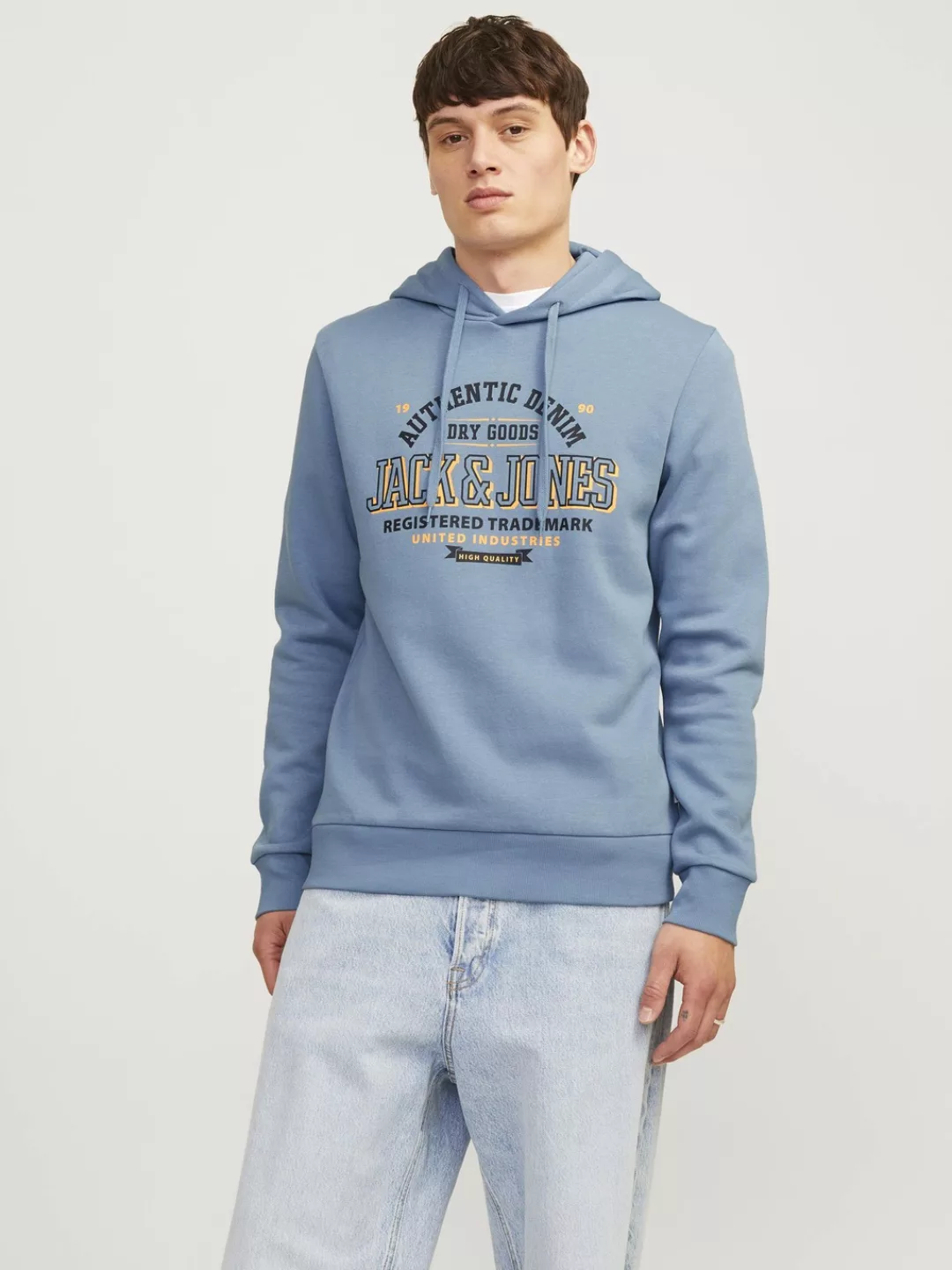 Jack & Jones Sweatshirt JJELOGO SWEAT HOOD 2 COL 24/25 NOOS günstig online kaufen