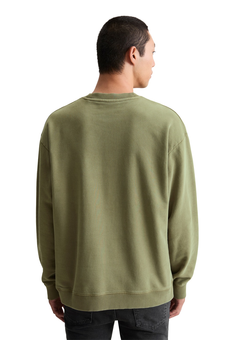 Marc OPolo DENIM Sweatshirt "aus soft-touch Bio-Baumwolle" günstig online kaufen