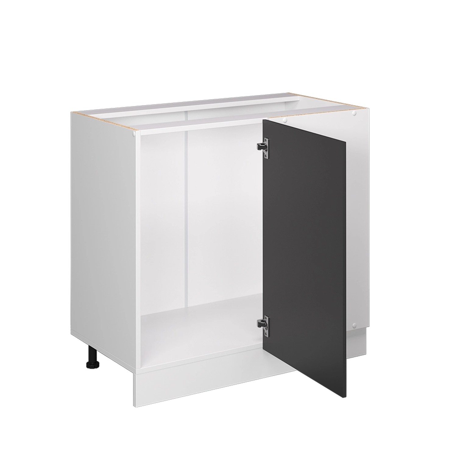Vicco Eckunterschrank R-Line Küchen Eckschrank Anthrazit Landhaus/Weiß 86 c günstig online kaufen