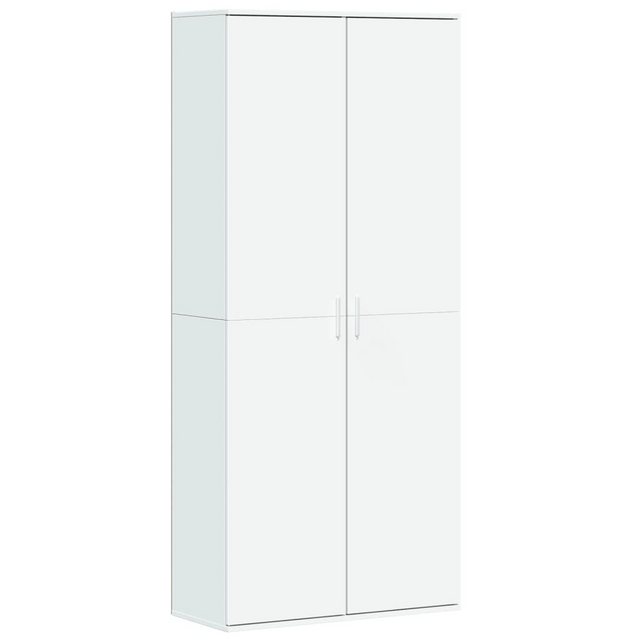 vidaXL Fächerschrank Highboard Weiß 80x35x180 cm Holzwerkstoff (1-St) günstig online kaufen