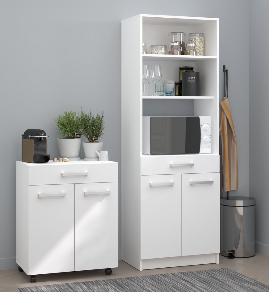 Parisot Mehrzweckschrank-Set Parisot Uno 1, (2-teilig), (2-teilig) Weiss, B günstig online kaufen