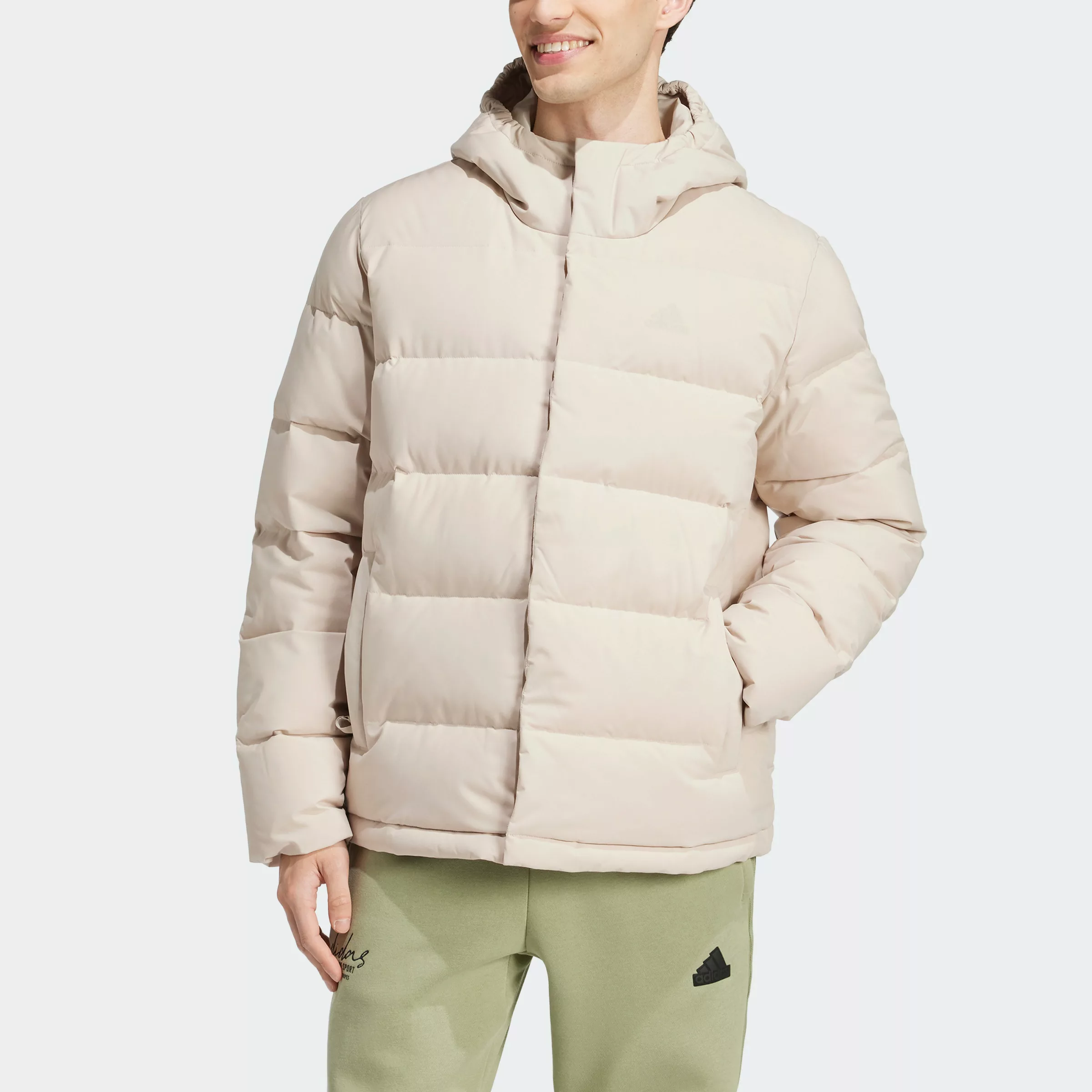 adidas Sportswear Outdoorjacke "HELIONIC HOODED DAUNENJACKE", mit Kapuze günstig online kaufen