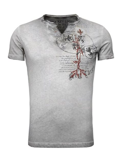 Key Largo T-Shirt T-Shirt Weapon Wappen Print Motiv vintage Look MT00733 V- günstig online kaufen