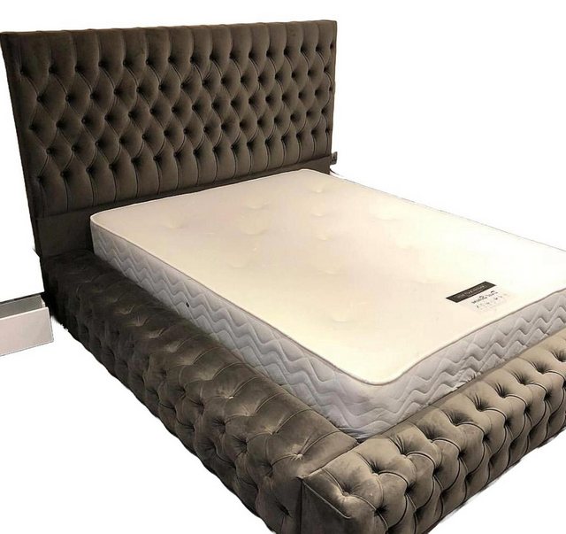 Xlmoebel Bett Chesterfield Stoffbett Schlafzimmer Bett Doppelbett Gepolster günstig online kaufen