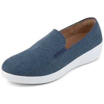 FitFlop  Damenschuhe SUPERSKATE TM LOAFERS SHIMMER DENIM BLUE günstig online kaufen