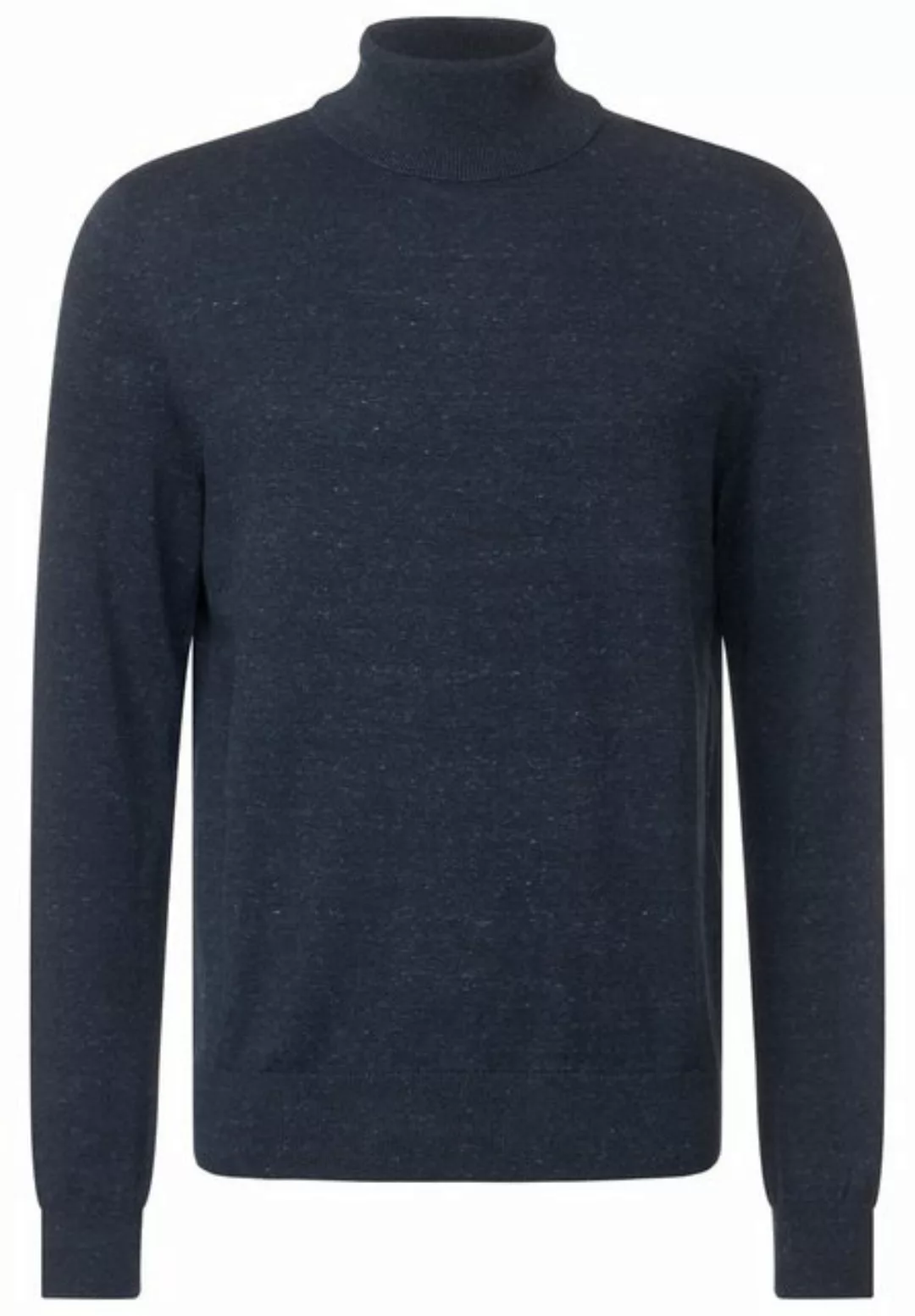 STREET ONE MEN Rollkragenpullover, in Melange Optik günstig online kaufen