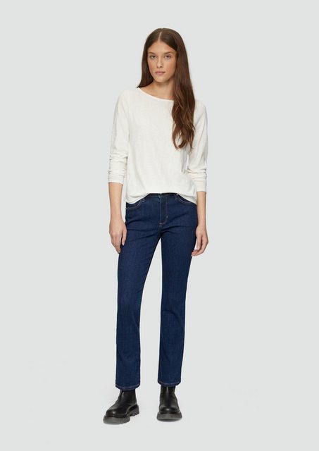 s.Oliver 5-Pocket-Jeans Jeans Beverly / Slim Fit / Mid Rise / Bootcut Leg S günstig online kaufen