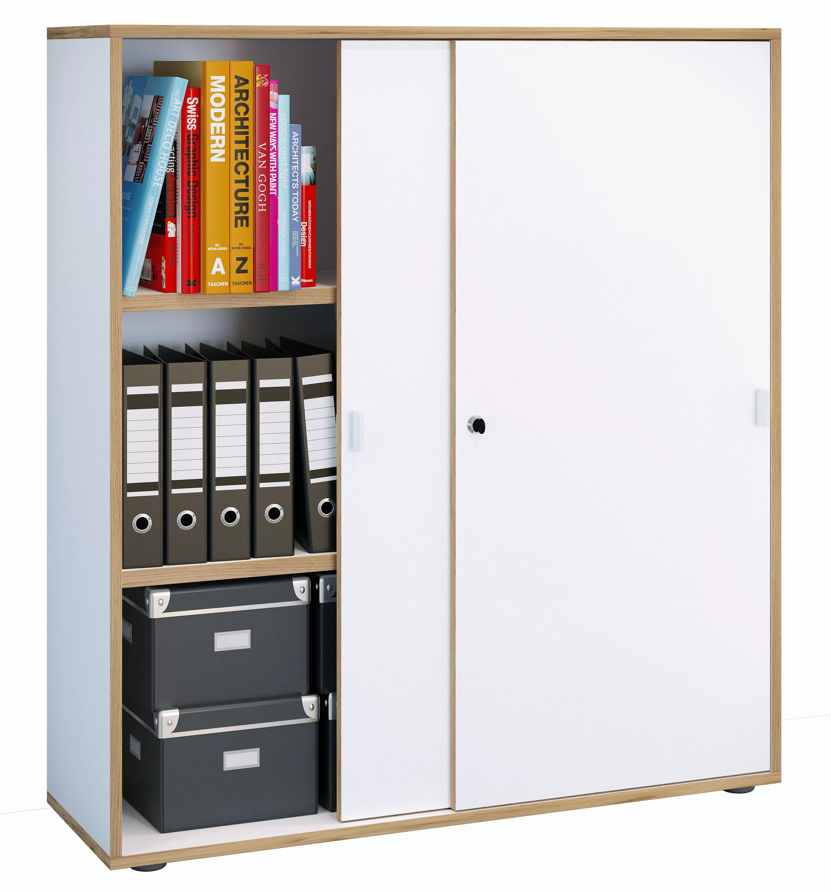VCM Aktenschrank Büroschrank Aktenschrank Schiebetüren Salia günstig online kaufen