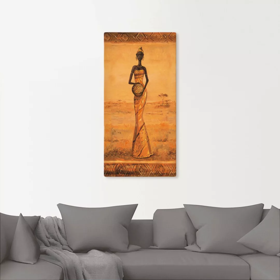 Artland Wandbild »Afrikanische Eleganz III«, Frau, (1 St.), als Alubild, Ou günstig online kaufen