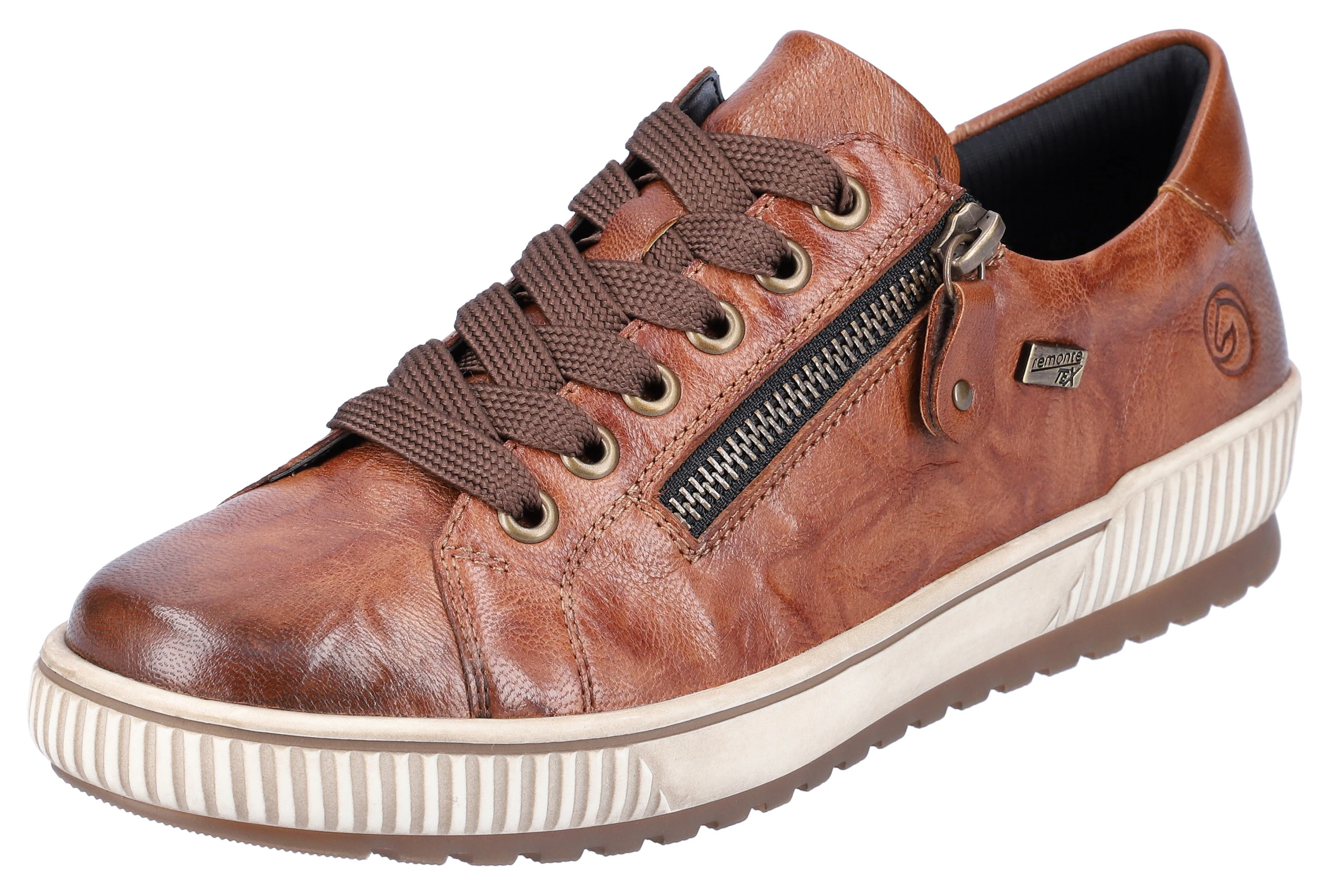 Remonte Plateausneaker, Freizeitschuh, Halbschuh, Schnürschuh mit Außenreiß günstig online kaufen
