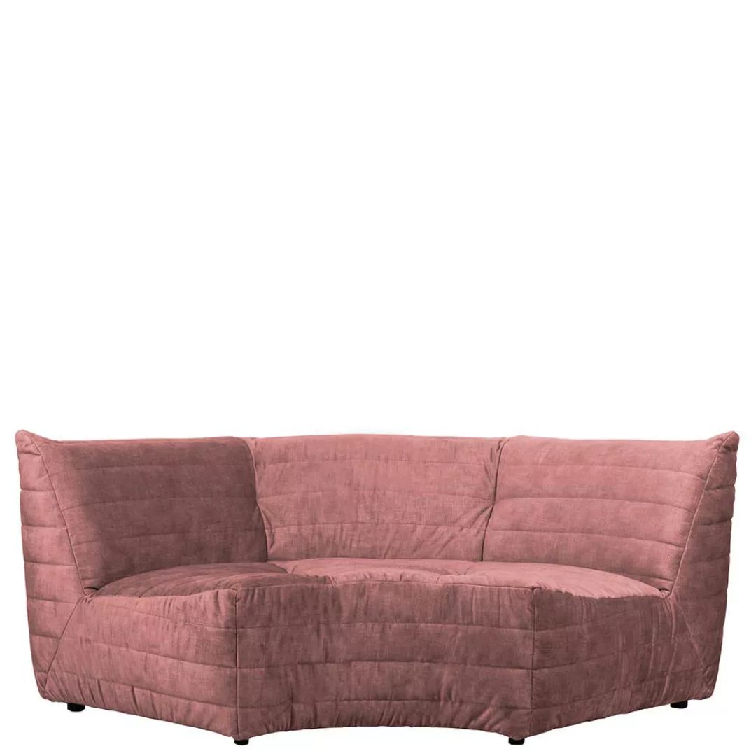 Sitzsofa in Rosa Samt modern günstig online kaufen