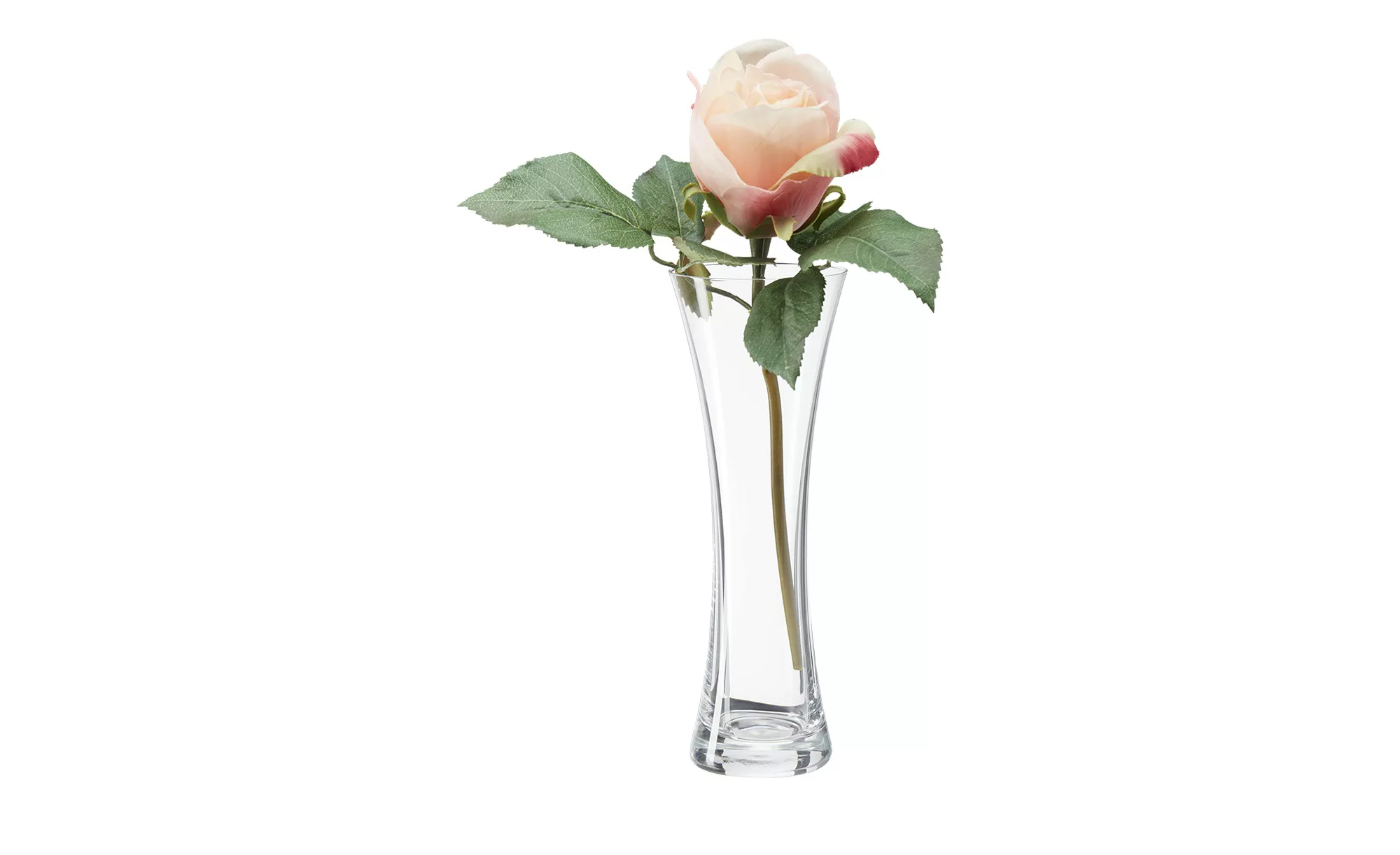 Vase ¦ transparent/klar ¦ Glas  ¦ Maße (cm): H: 20  Ø: 8 Accessoires > Vase günstig online kaufen