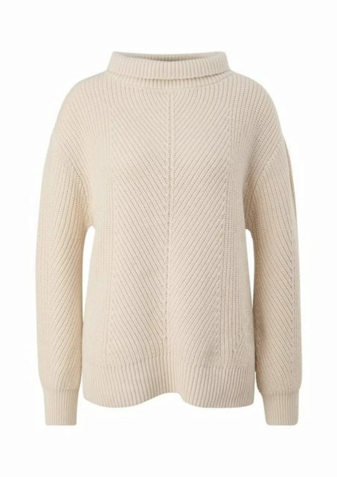 comma casual identity Sweatshirt Strickpullover, BROWN günstig online kaufen