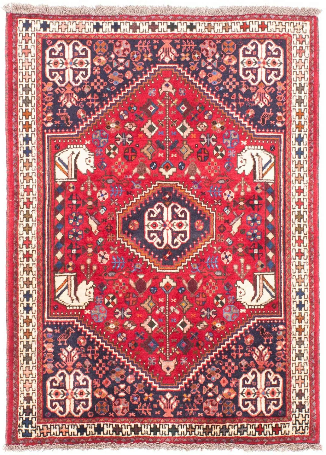 morgenland Orientteppich »Perser - Nomadic - 147 x 106 cm - rot«, rechtecki günstig online kaufen