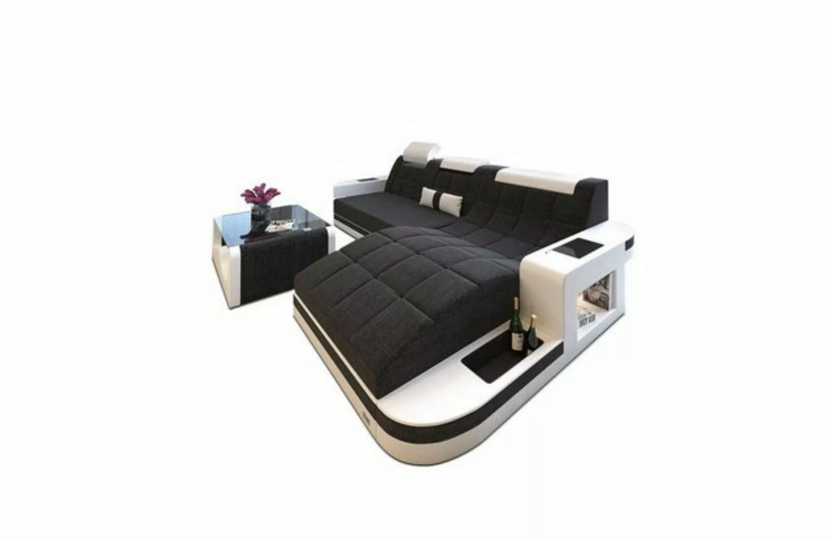 Sofa Dreams Ecksofa Polster Stoffsofa Couch Wave L Form H Strukturstoff Sto günstig online kaufen