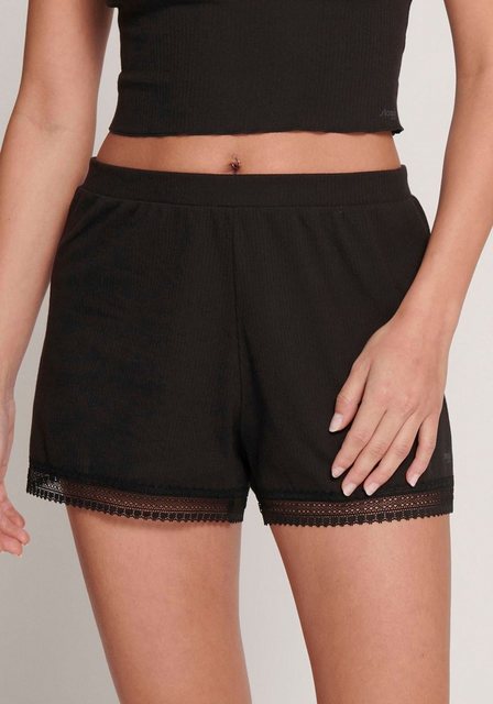 sloggi Relaxshorts "GO Ribbed Short", weiche Rippware mit Spitzenbesatz günstig online kaufen