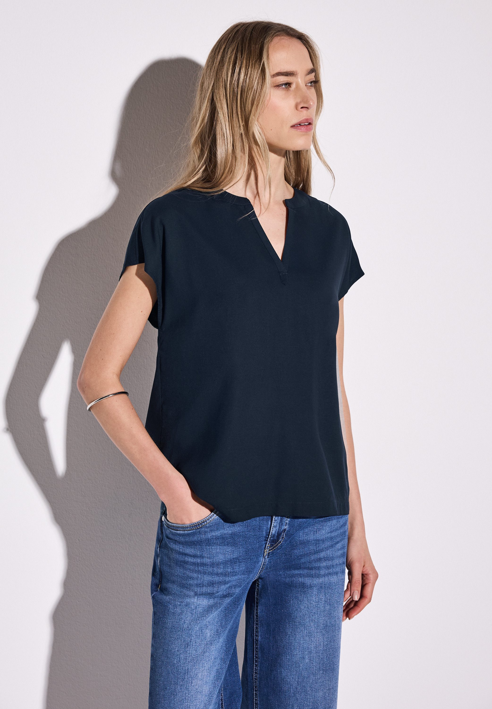 STREET ONE Hemdbluse, aus softer Viskose günstig online kaufen