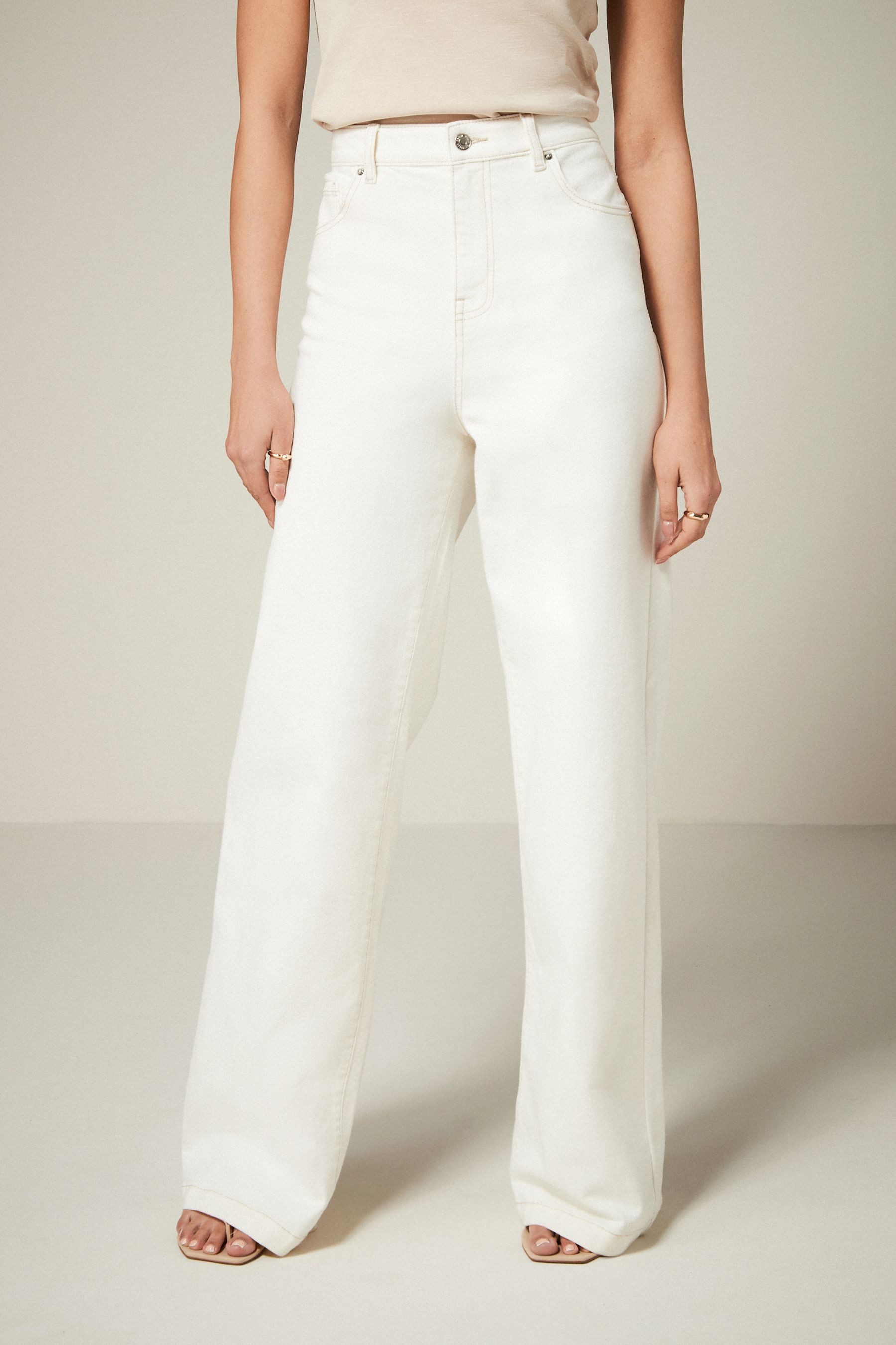 Next Weite Jeans Verkürzte Jeans mit günstig online kaufen