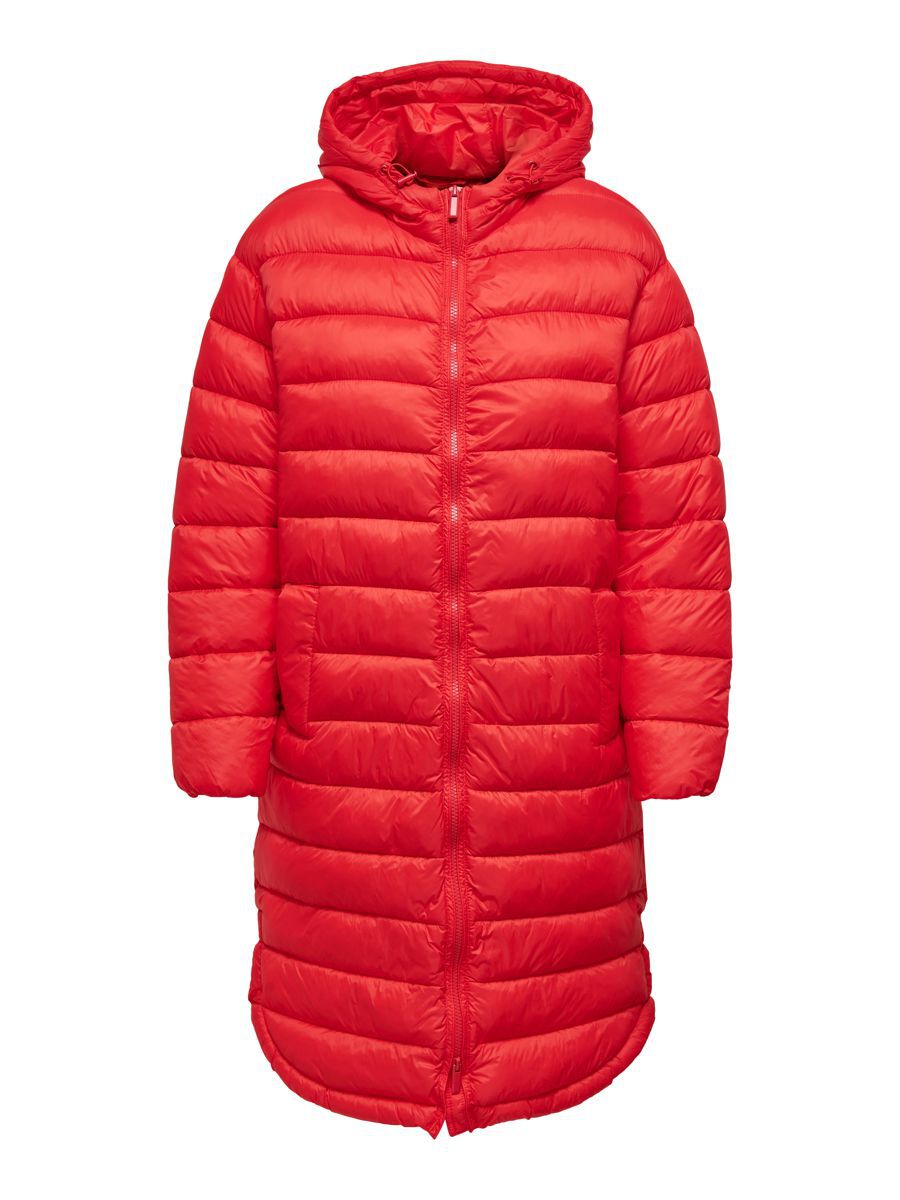 ONLY Oversize Stepp- Mantel Damen Rot günstig online kaufen