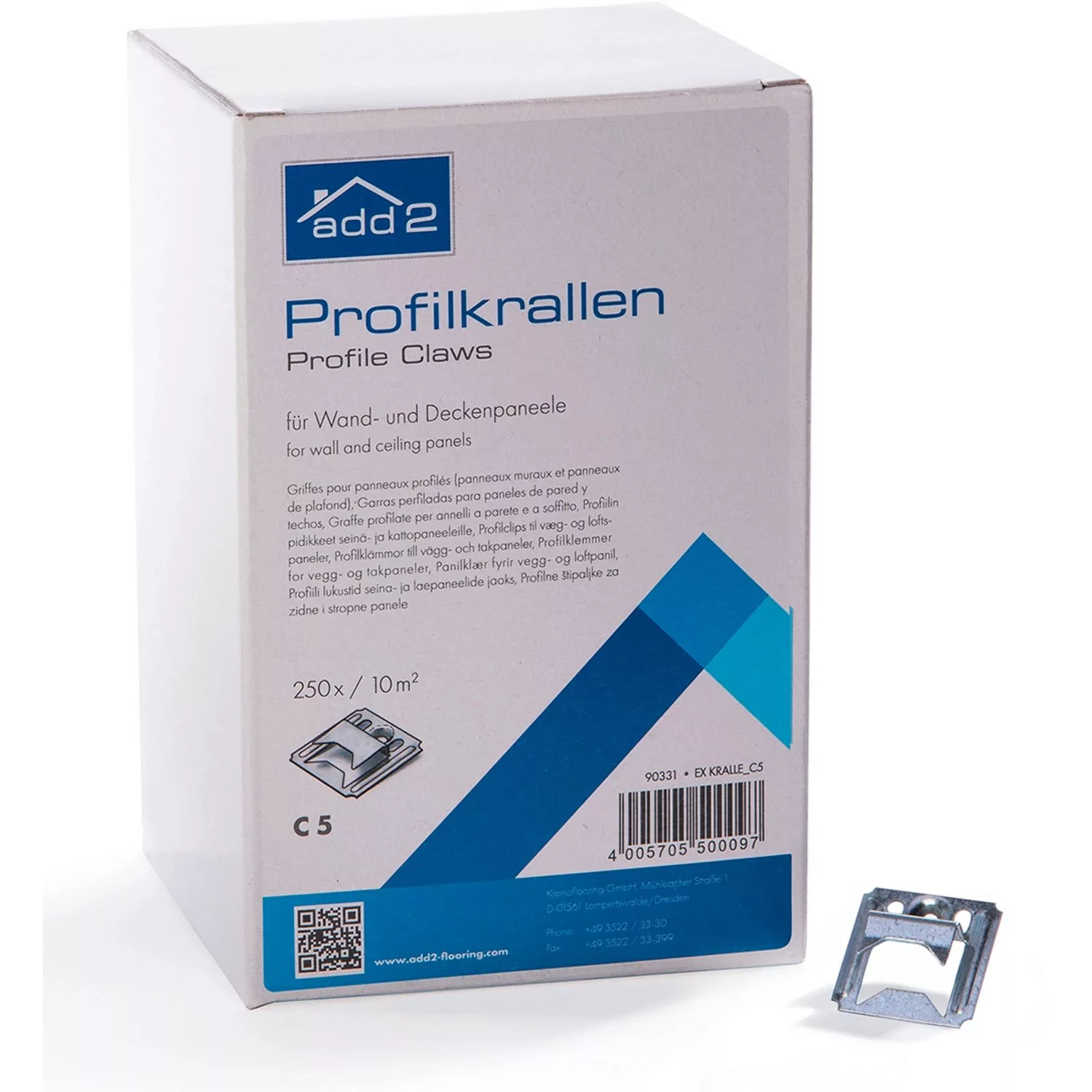 Profilholzkrallen 5 mm für Wand- und Deckenpaneele 250 Stück günstig online kaufen