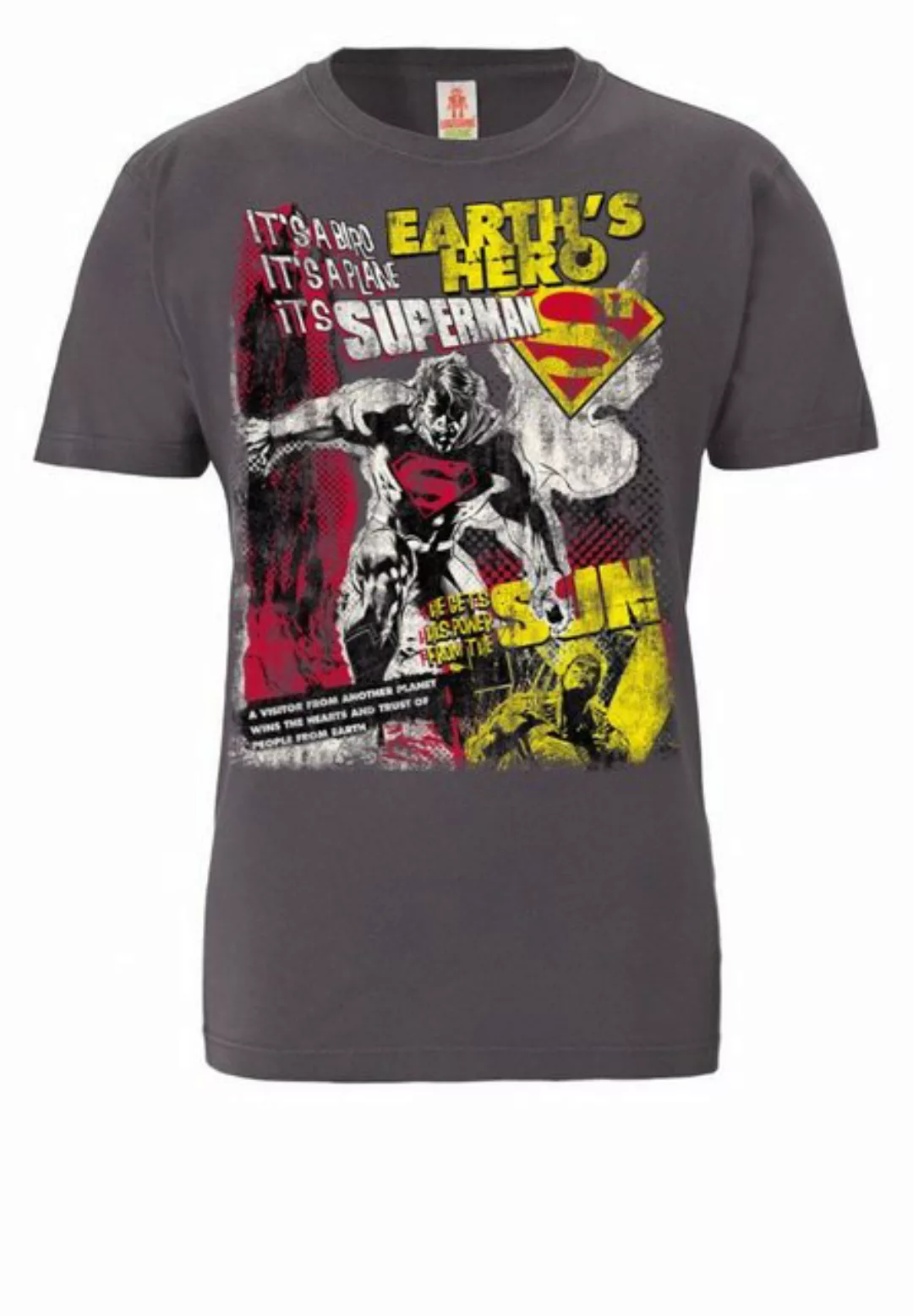 LOGOSHIRT T-Shirt "Superman", mit coolem Superhelden Motiv günstig online kaufen