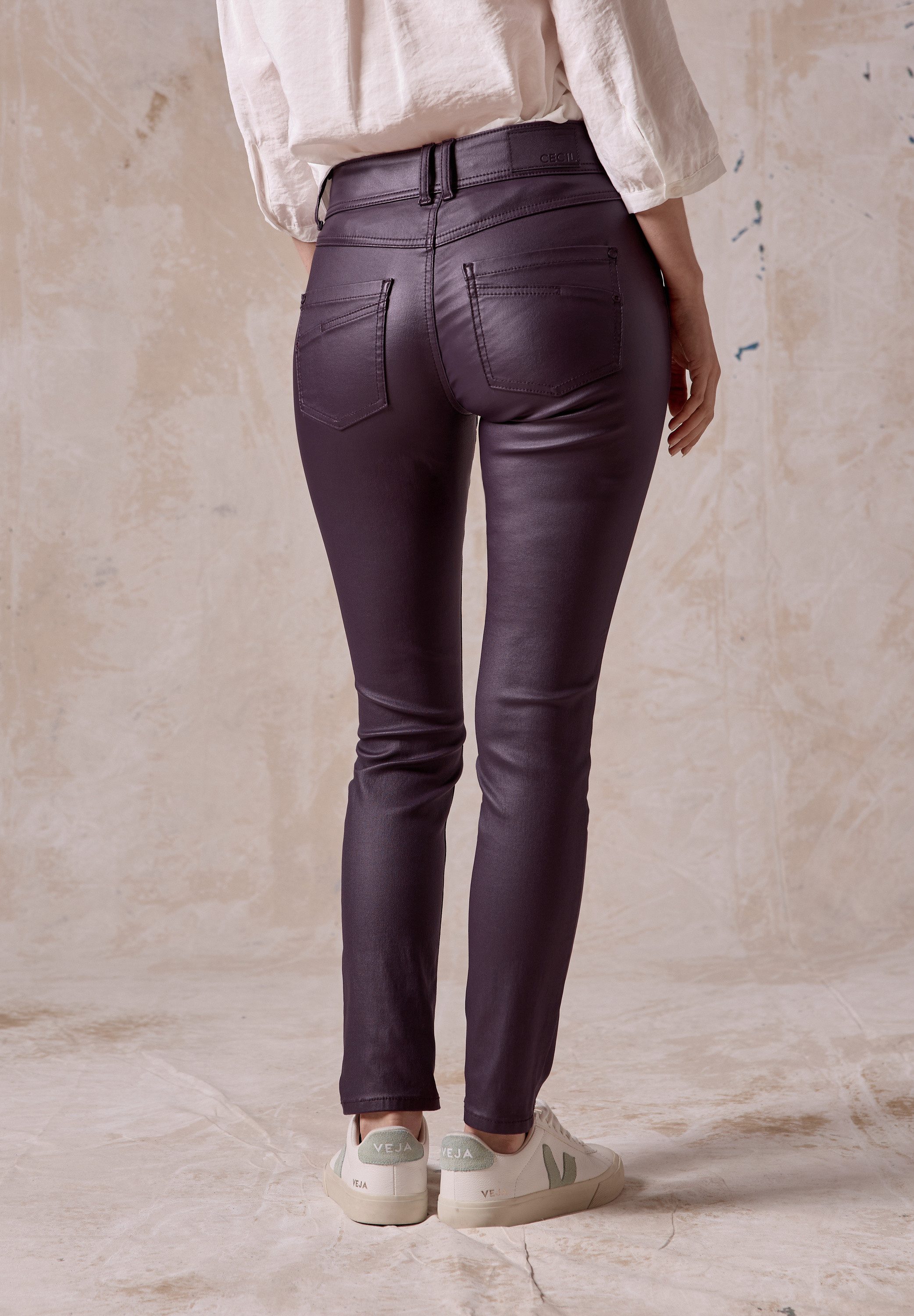 CECIL Lederimitathose SCARLETT im Five-Pocket Style günstig online kaufen