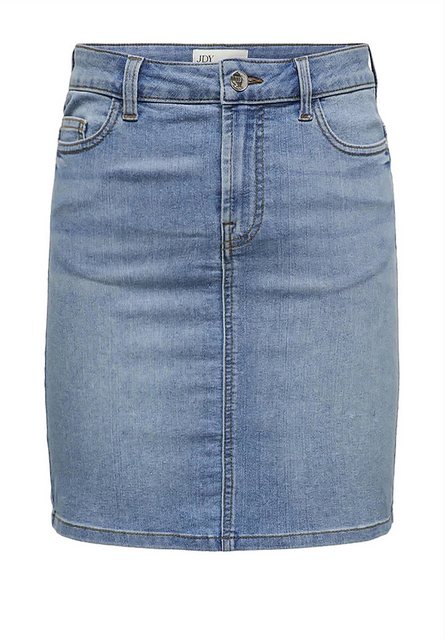 JACQUELINE de YONG Sommerrock Rock Midi Langer Denim Jeansrock 7584 in Hell günstig online kaufen