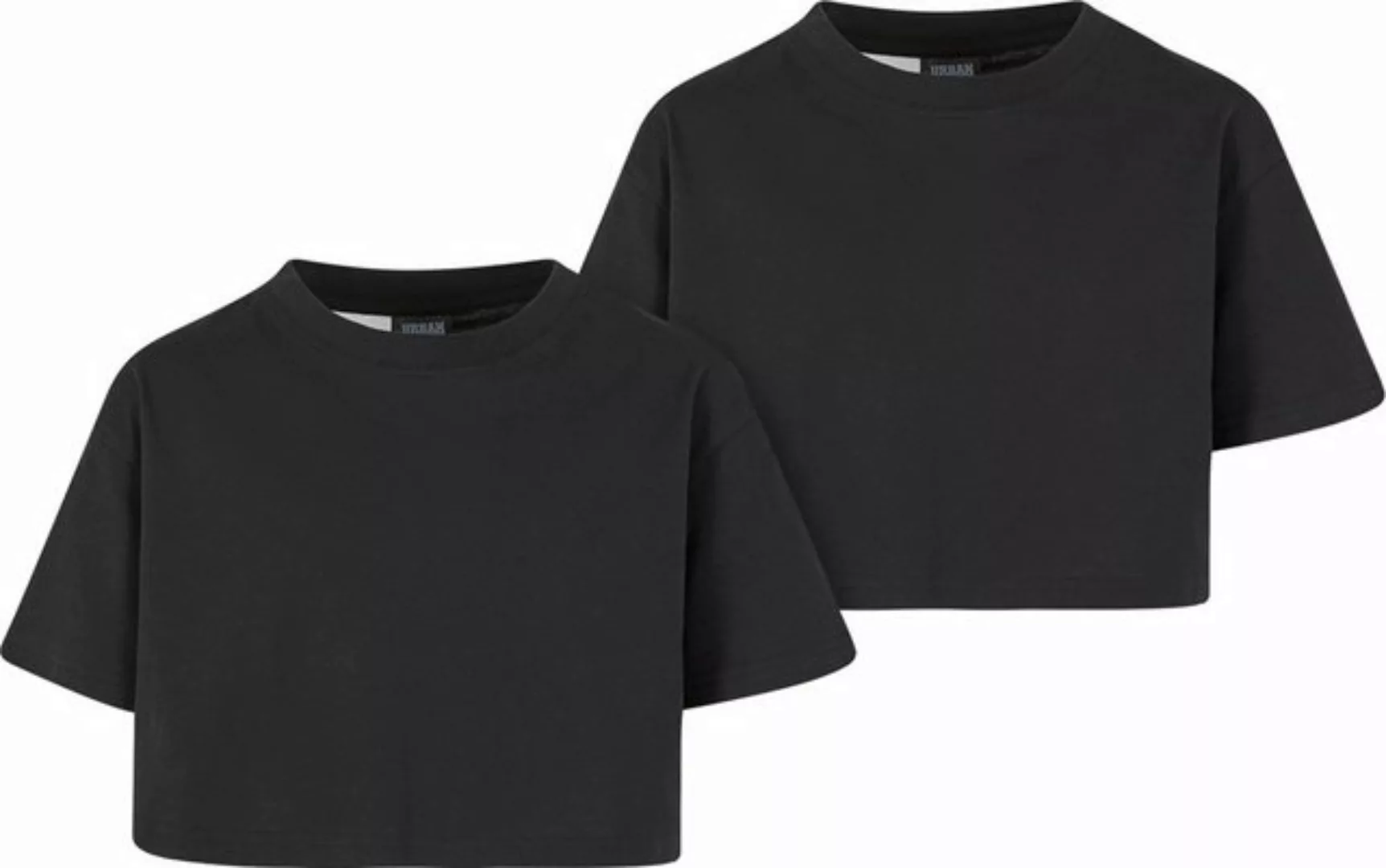 URBAN CLASSICS T-Shirt Girls Short Kimono Tee 2-Pack günstig online kaufen
