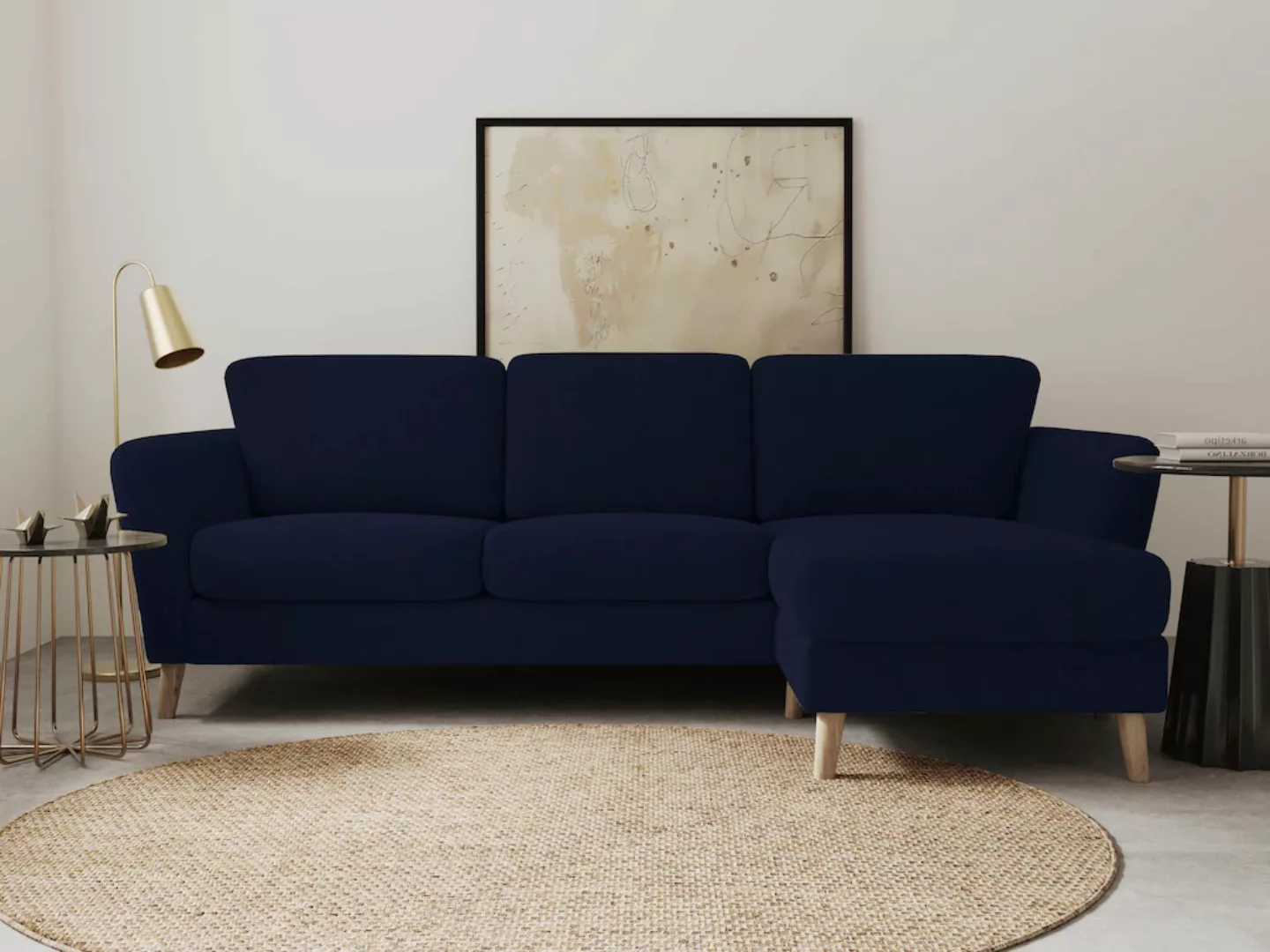 Home affaire Ecksofa "MARSEILLE (242/152cm),L-Form, Rec. rechts/links", Mas günstig online kaufen