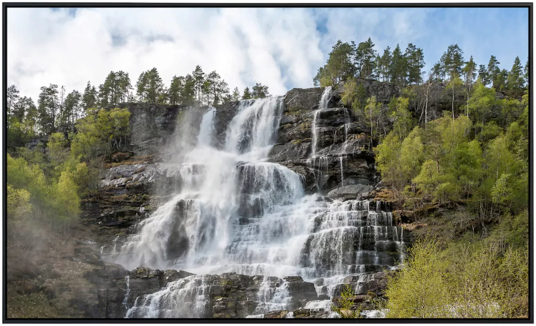 Papermoon Infrarotheizung »Wasserfall«, sehr angenehme Strahlungswärme günstig online kaufen