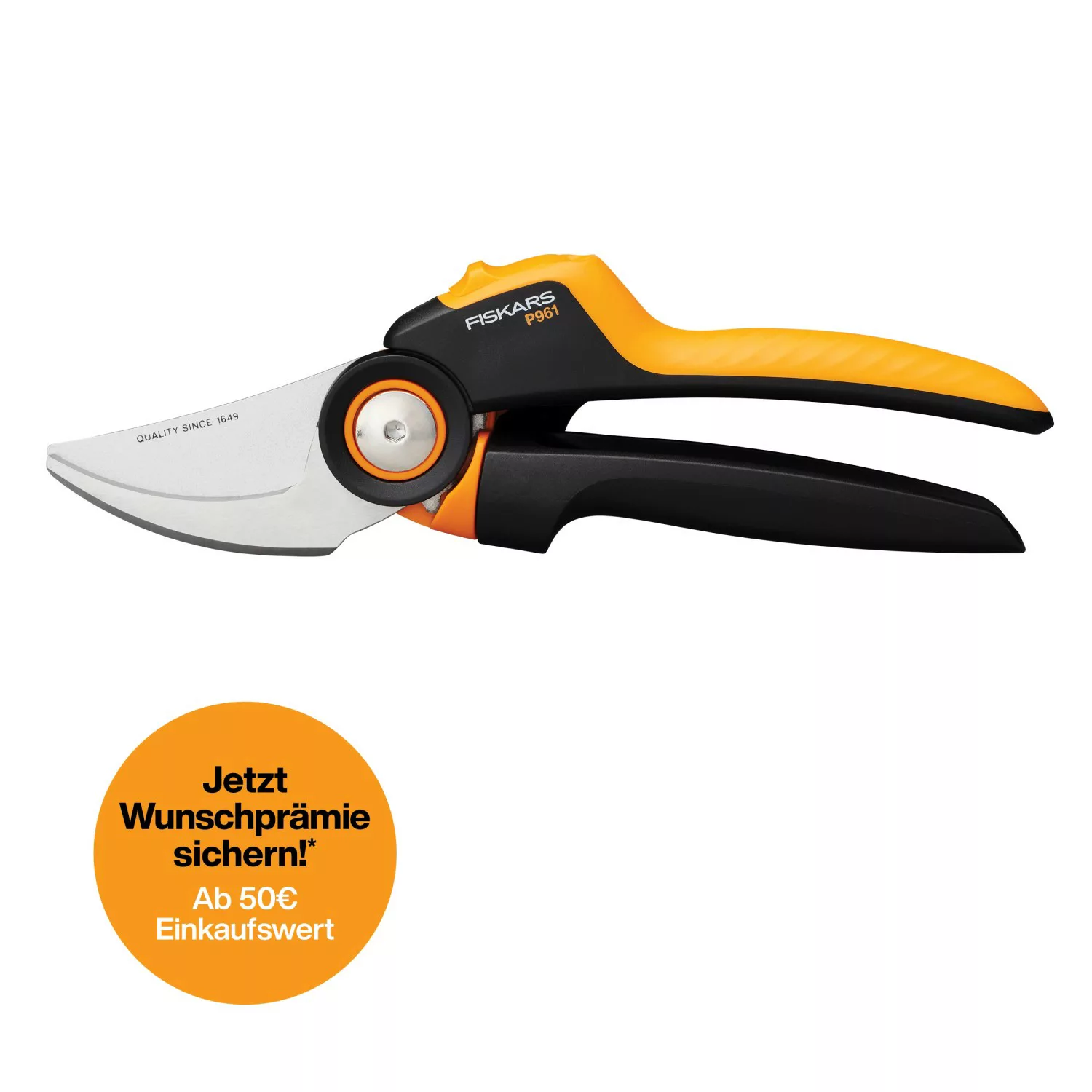 Fiskars Bypass-Gartenschere mit Rollgriff X-series 961-L günstig online kaufen