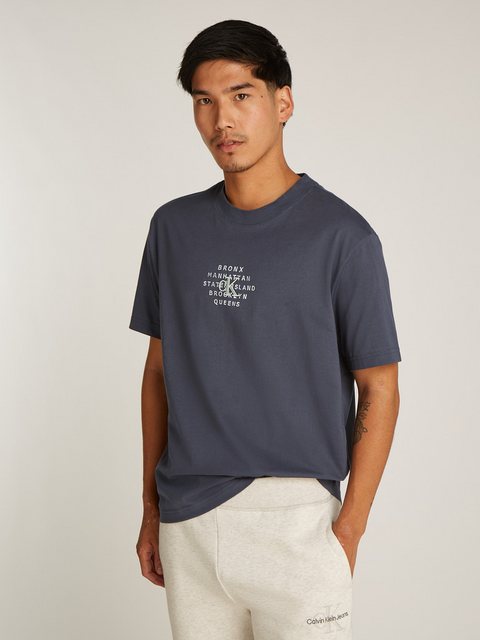 Calvin Klein Jeans T-Shirt NYC STAMP GRAPHIC mit Calvin Klein Label günstig online kaufen