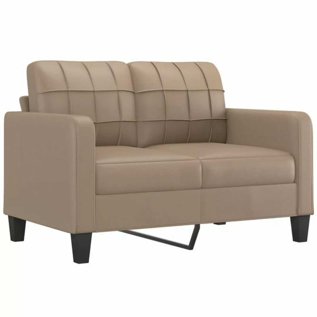 vidaXL Sofa, 2-Sitzer-Sofa Cappuccino-Braun 120 cm Kunstleder günstig online kaufen