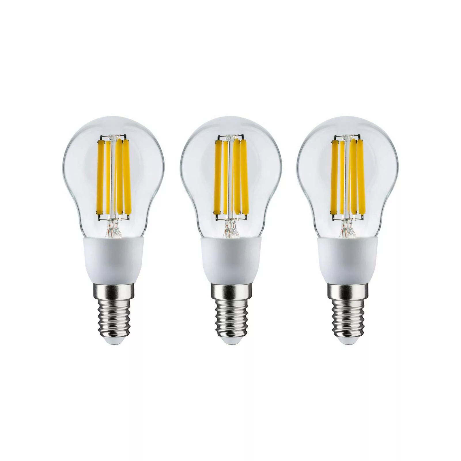 Paulmann LED-Leuchtmittel »Eco-Line 3er Pack Tropfen 525lm 2,5W 3000K klar günstig online kaufen