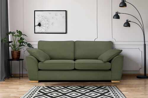 Home affaire 3-Sitzer "Savoy", gemütliches Sofa mit vielen Kissen, in 2 Bez günstig online kaufen