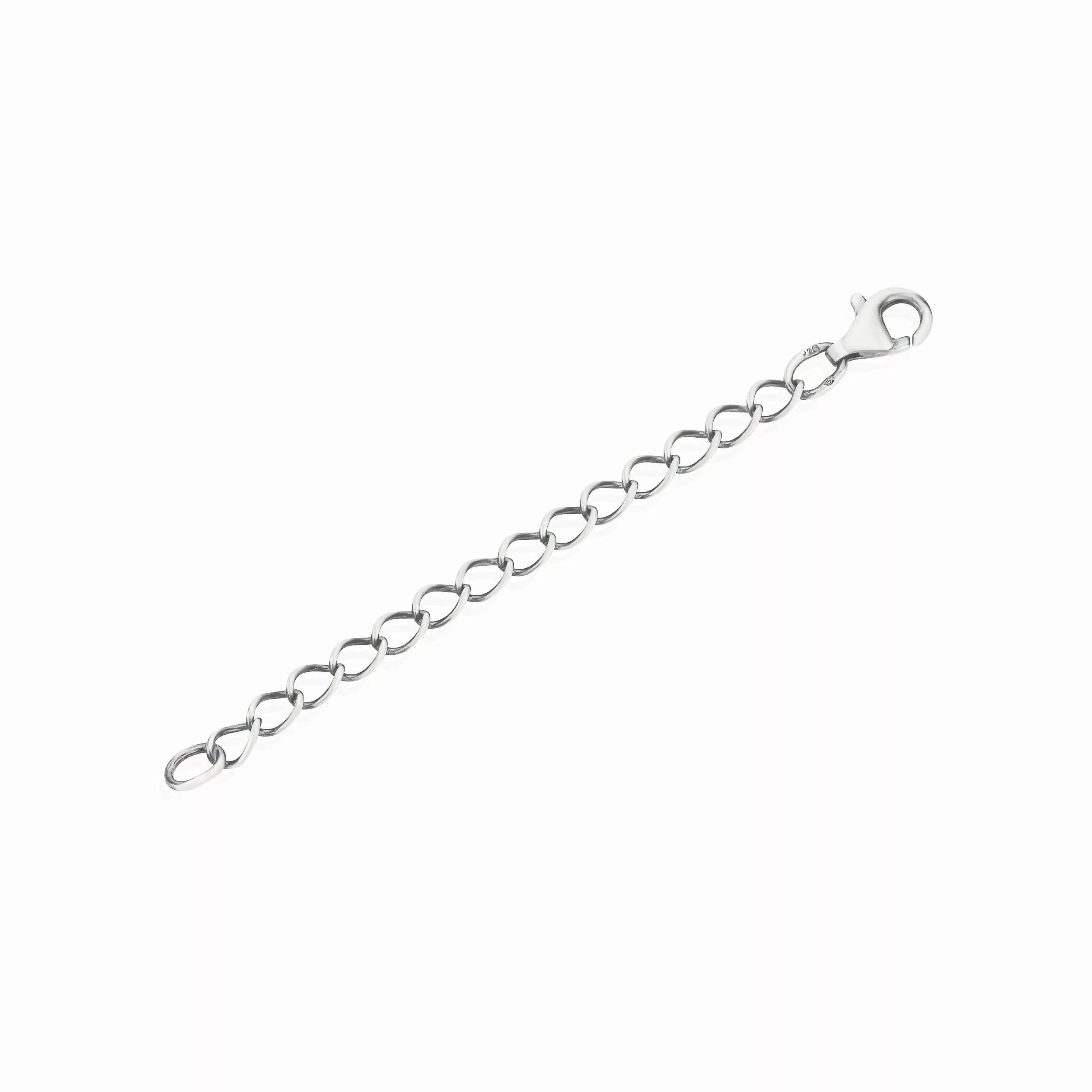 NKlaus Kettenverlängerung 7cm Verlängerungskettchen Langpanzerkette, 925 günstig online kaufen