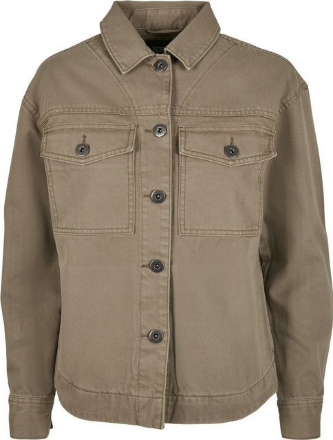 URBAN CLASSICS Outdoorjacke "Damen Ladies Oversized Shirt Jacket", (1 St.), günstig online kaufen
