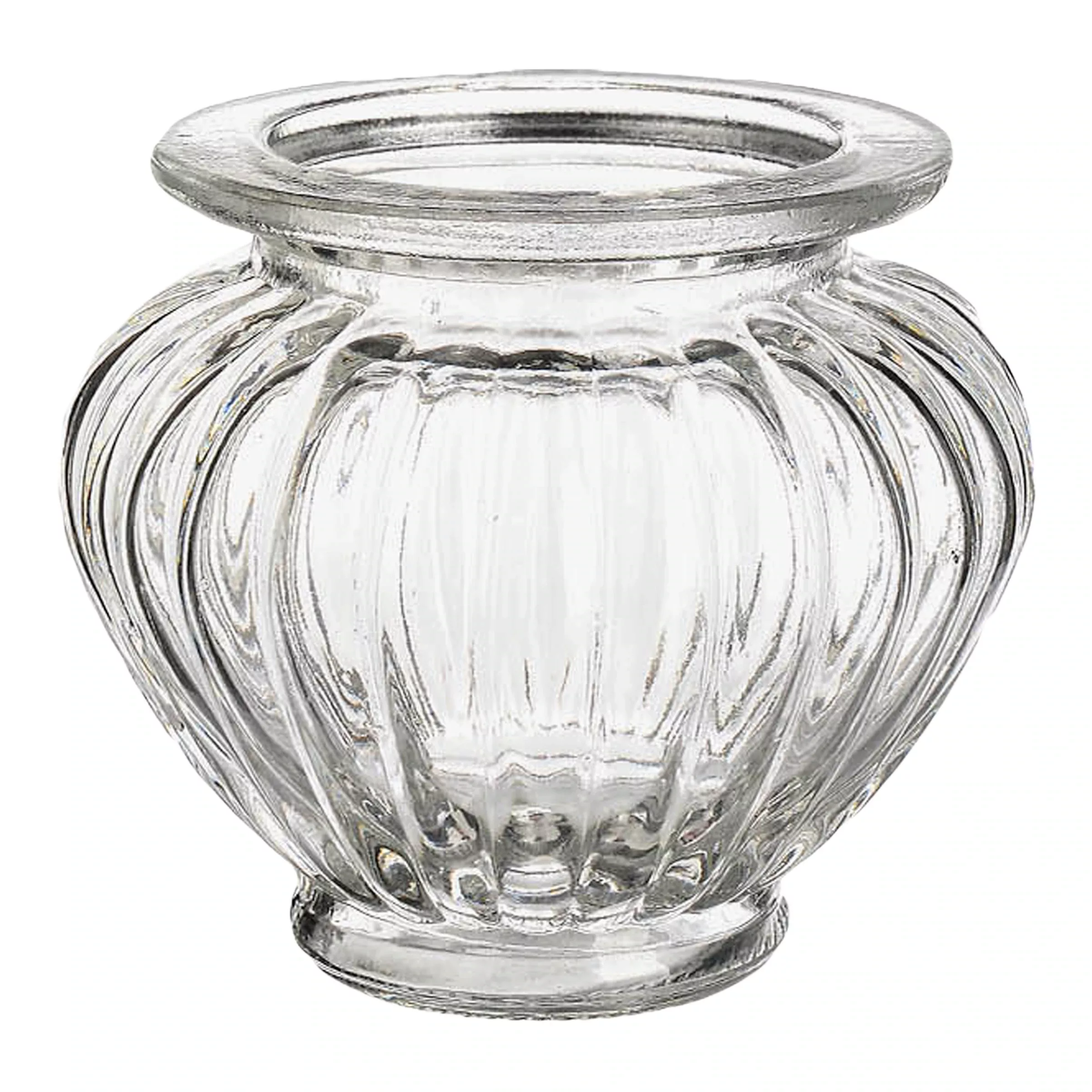 Vase Glas ca. D8xH8cm, klar günstig online kaufen