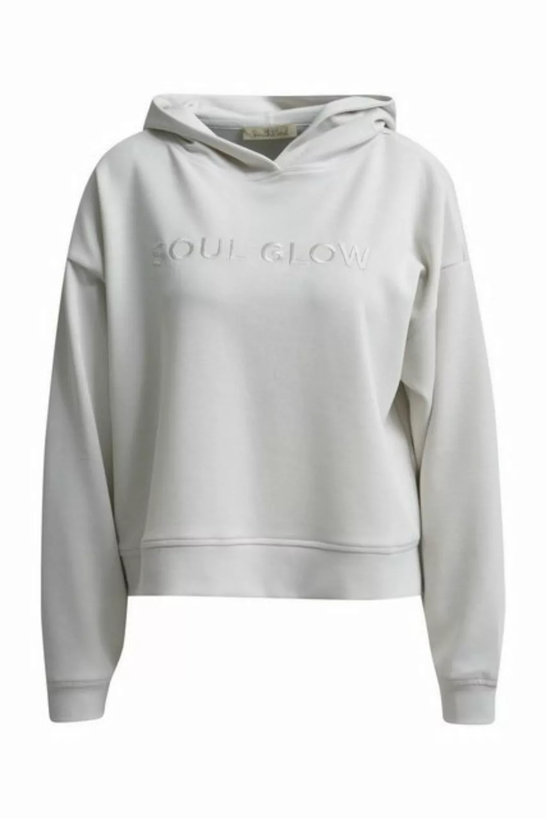 Smith & Soul Sweatshirt CLEAN HOODIE WITH METALLIC EMBROIDE günstig online kaufen