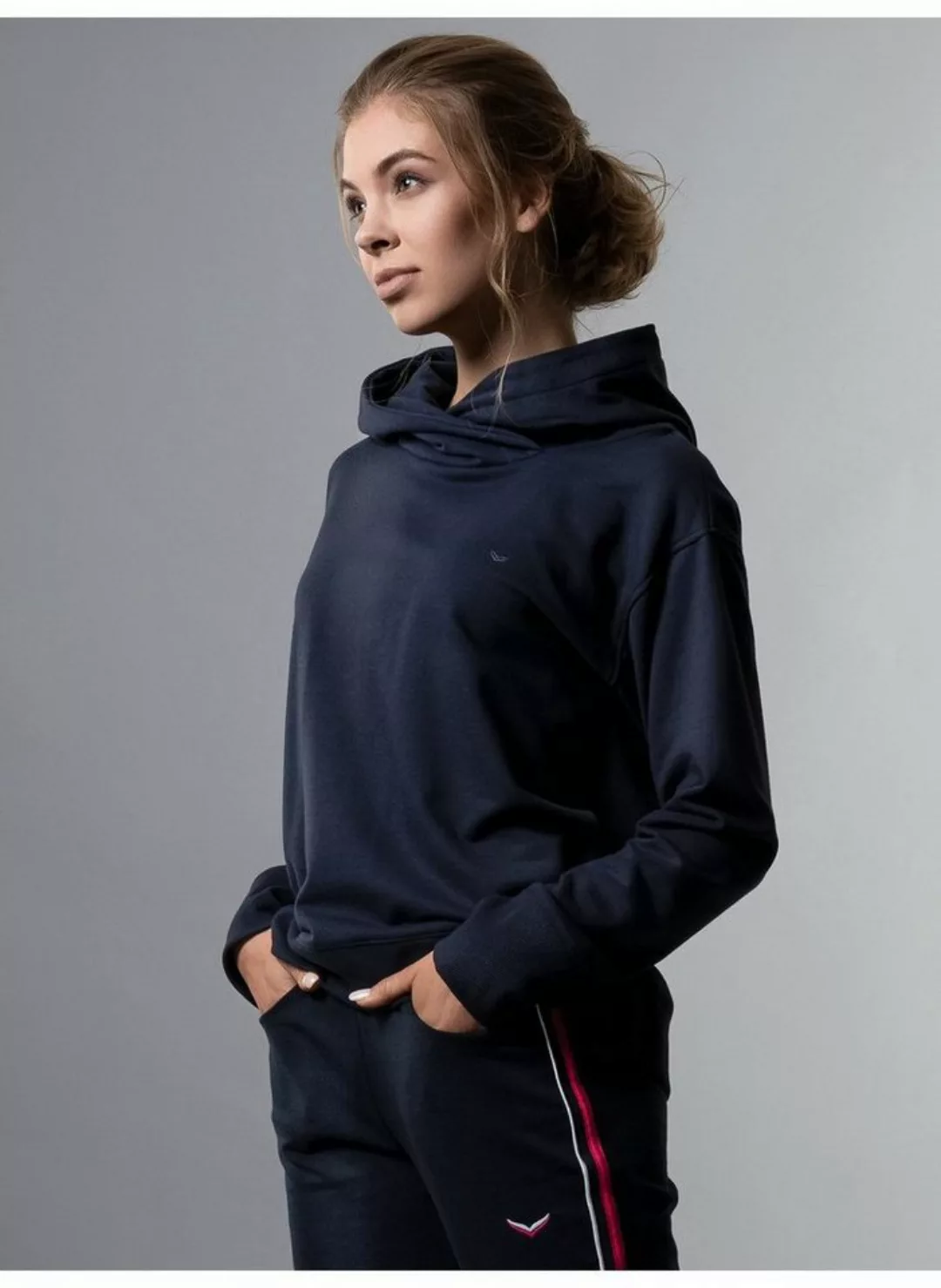 Trigema Sweatshirt TRIGEMA Hoodie in leichter Sweat-Qualität günstig online kaufen